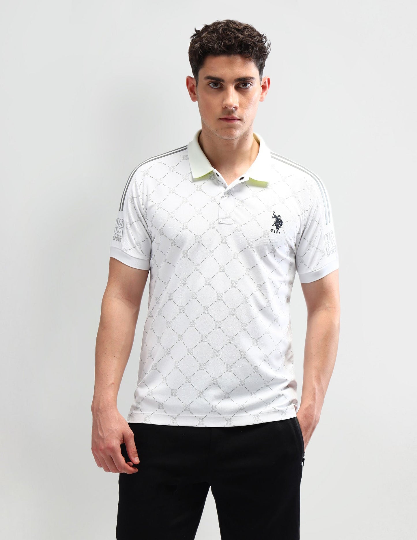 Slim Fit Printed Polo Shirt