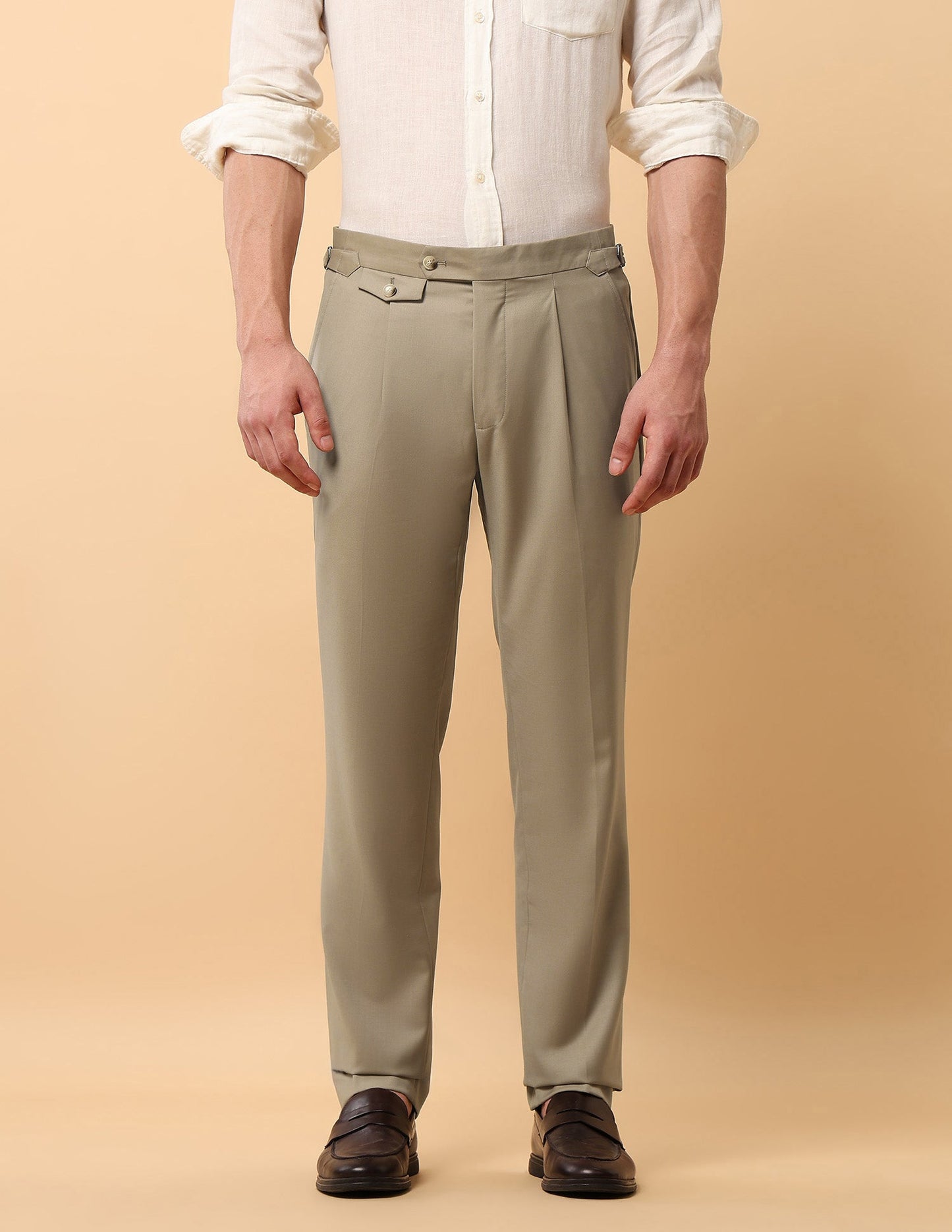 Pacho X Riley Straight Pleated Trousers