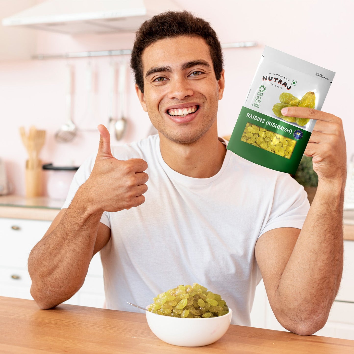 Nutraj Round Raisins 200gm (kishmish/kismis)