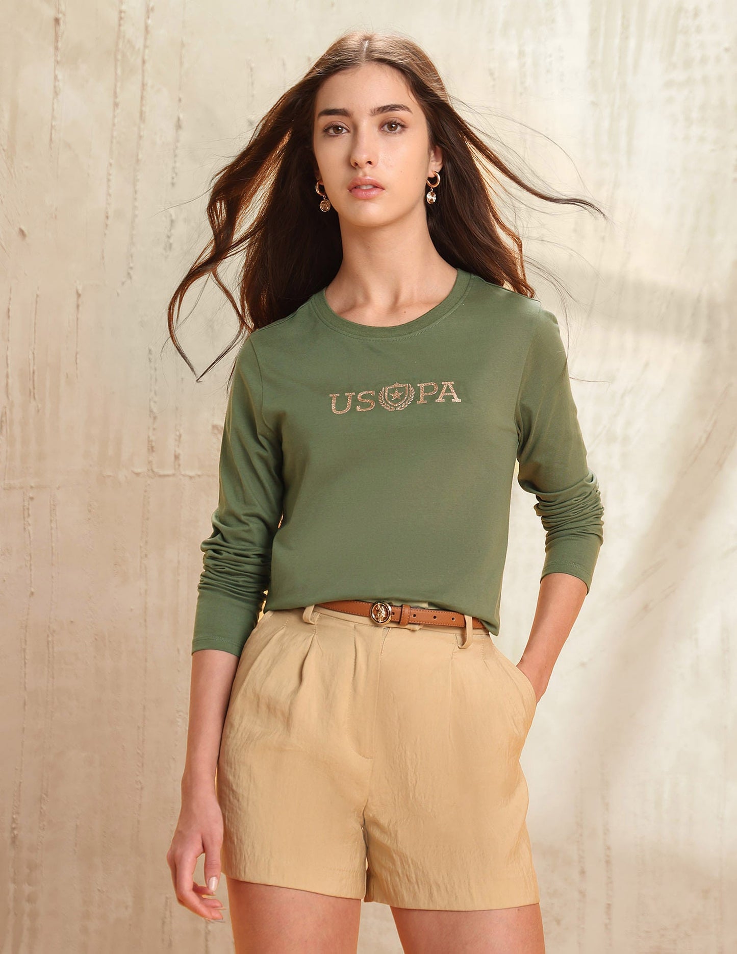 Brand Printed Regular Fit T-Shirt