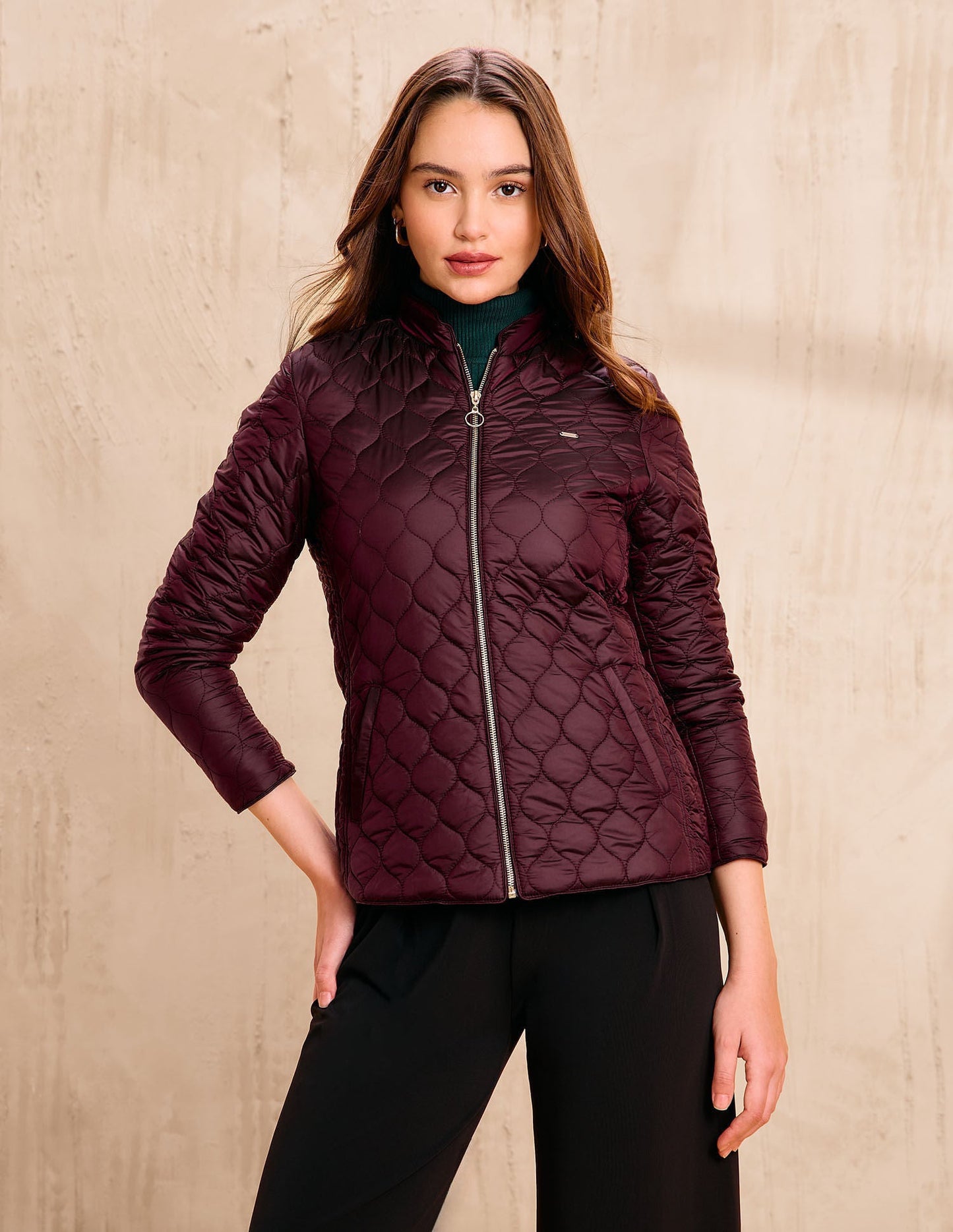 Solid Regular Fit Jacket
