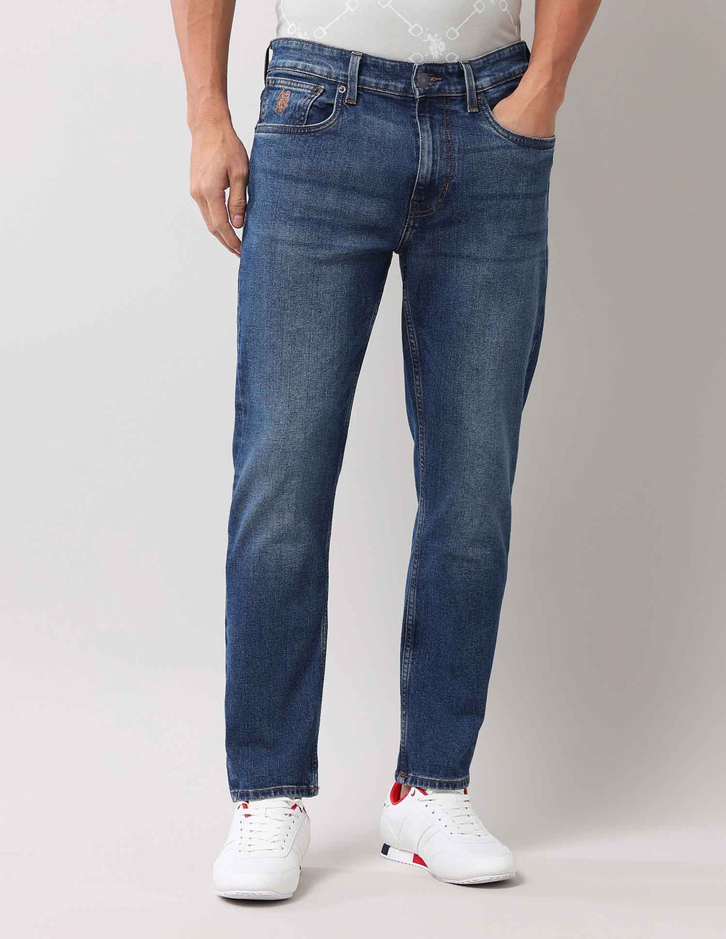 Cole Comfort Cropped Blue Jeans