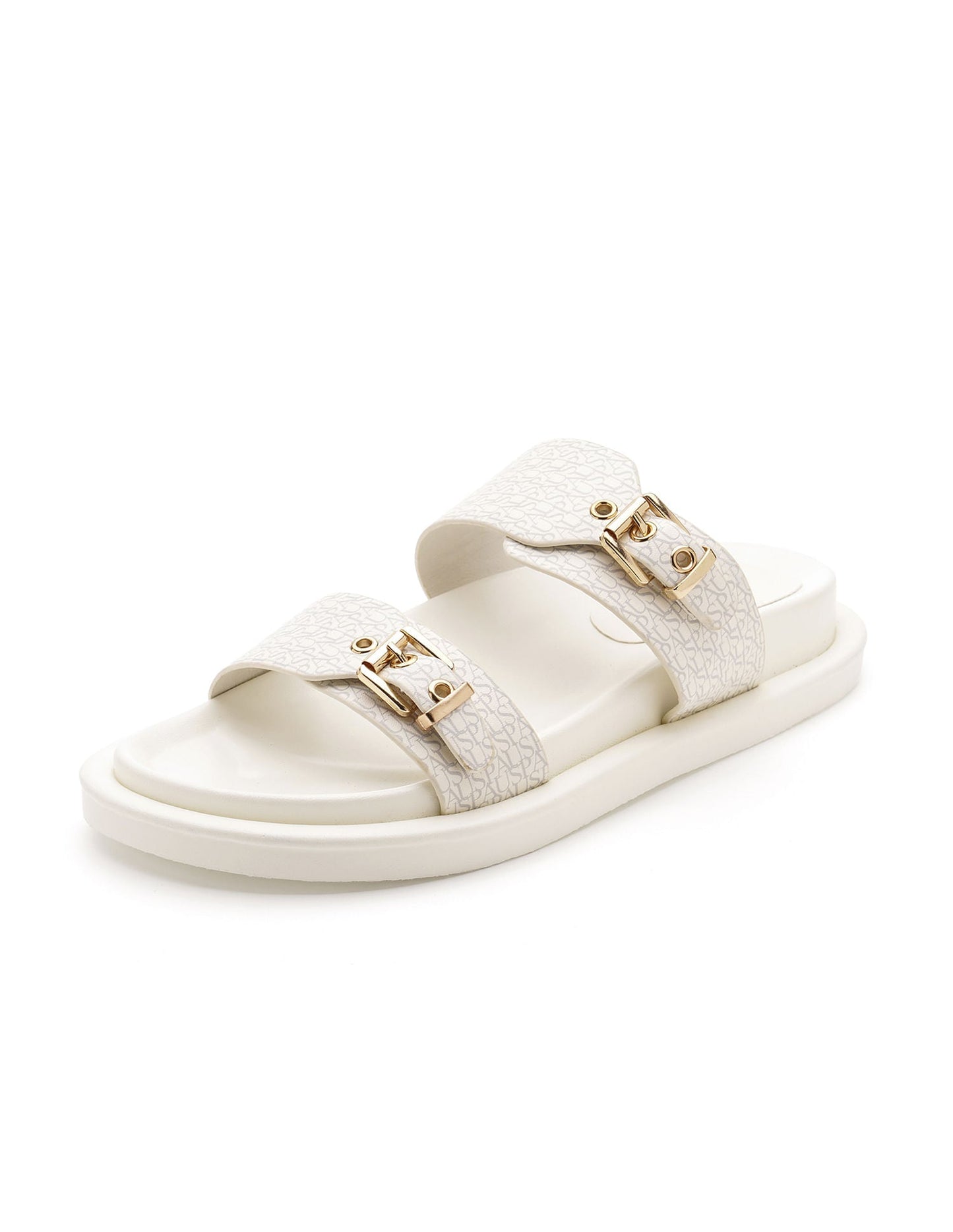 Open Toe Buckle Detail Maria Sandals