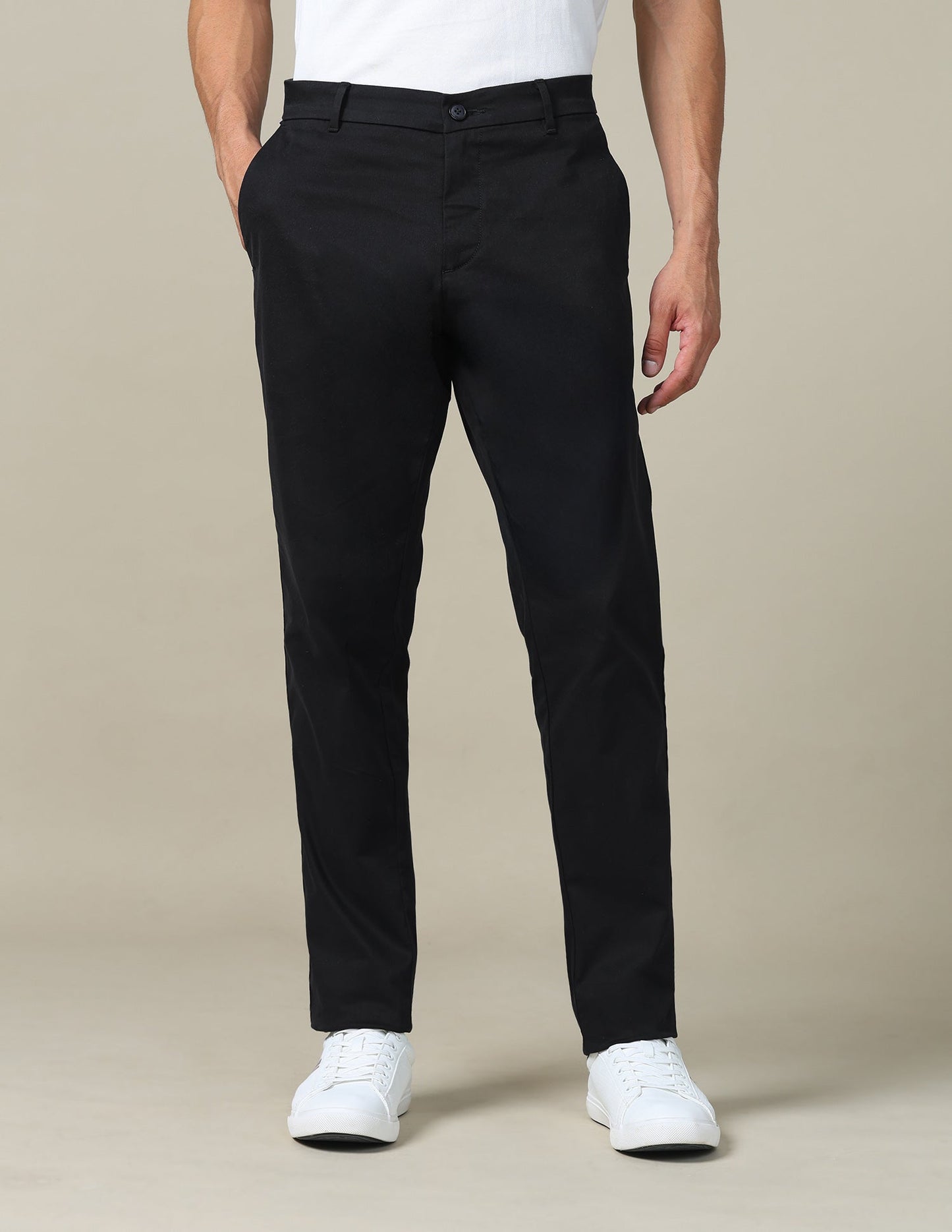 Textured Dobby Trousers