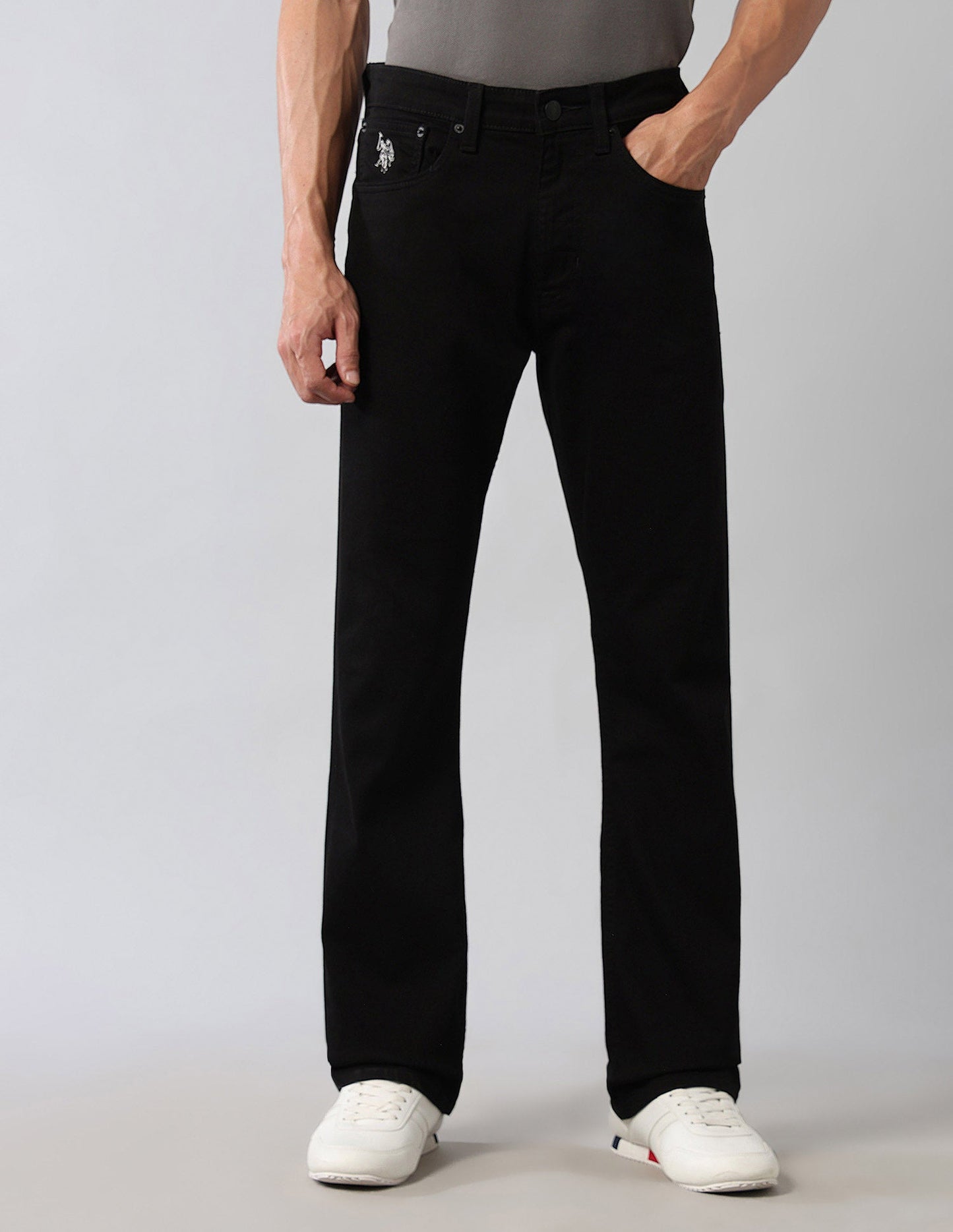 Connor Bootcut Fit Black Jeans