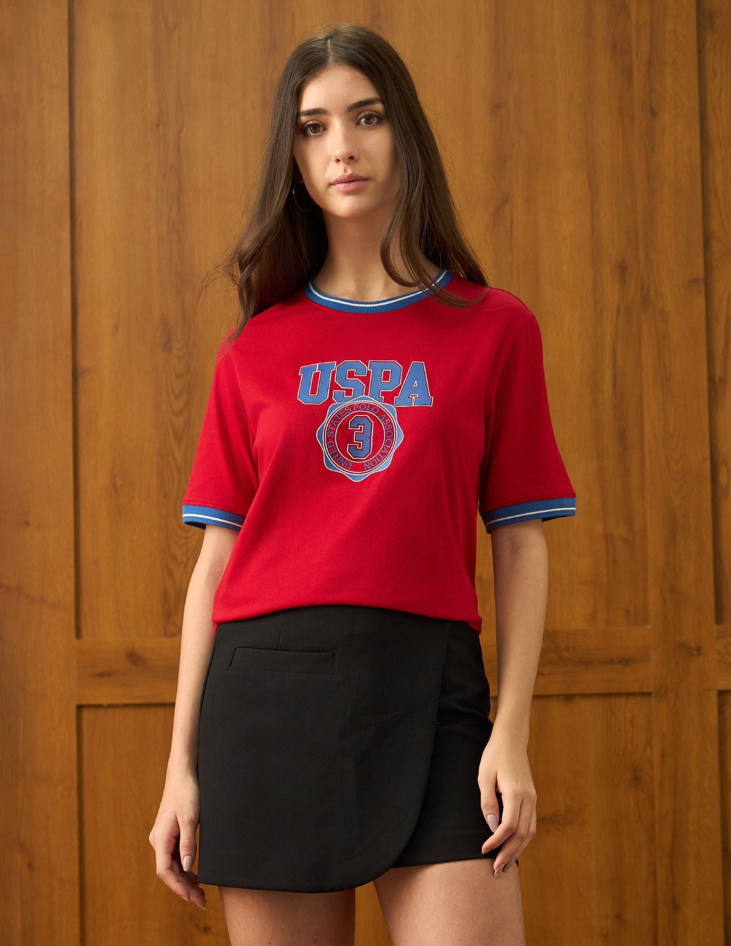 Brand Printed Boxy T-Shirt
