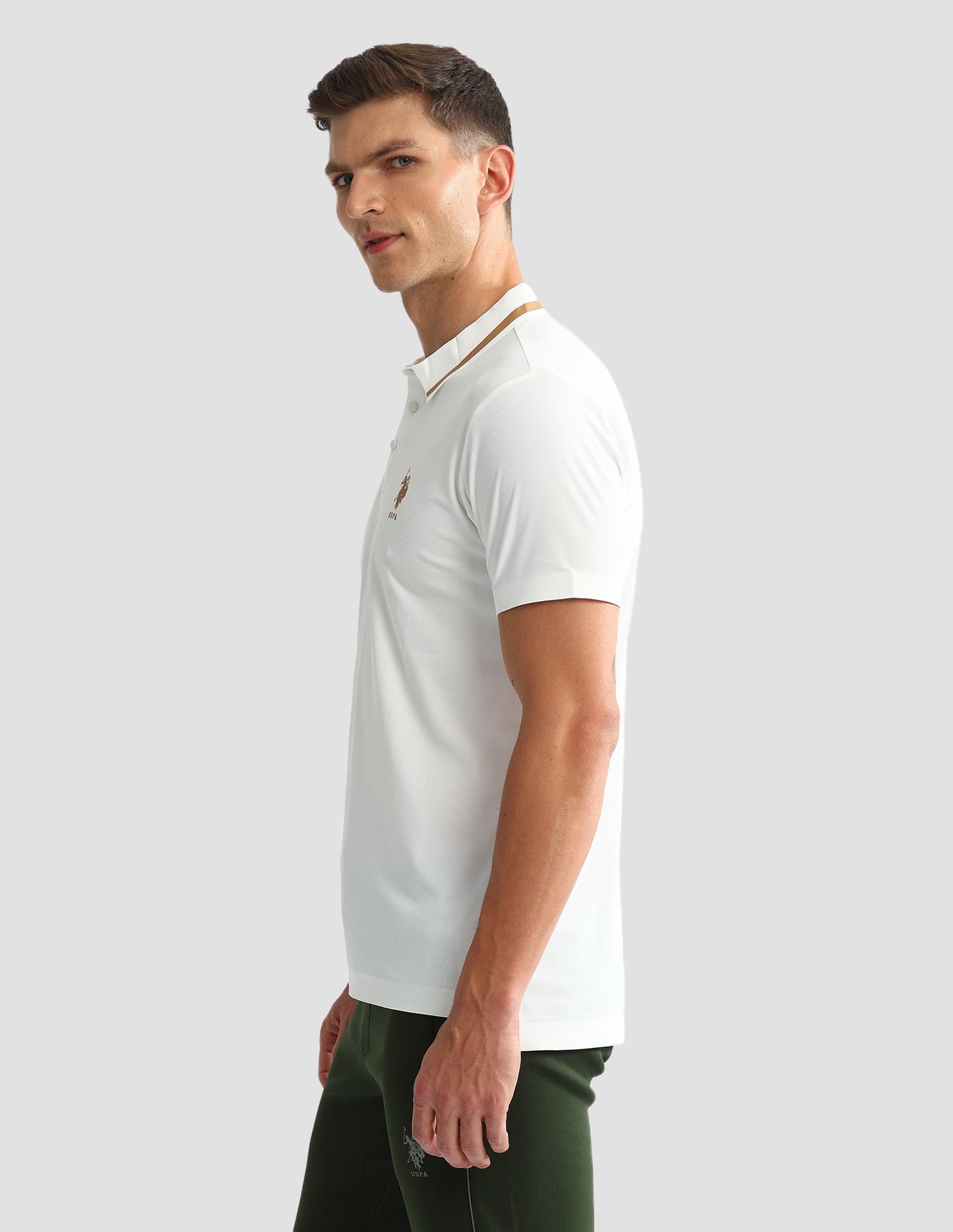 Solid Slim Polo Shirt