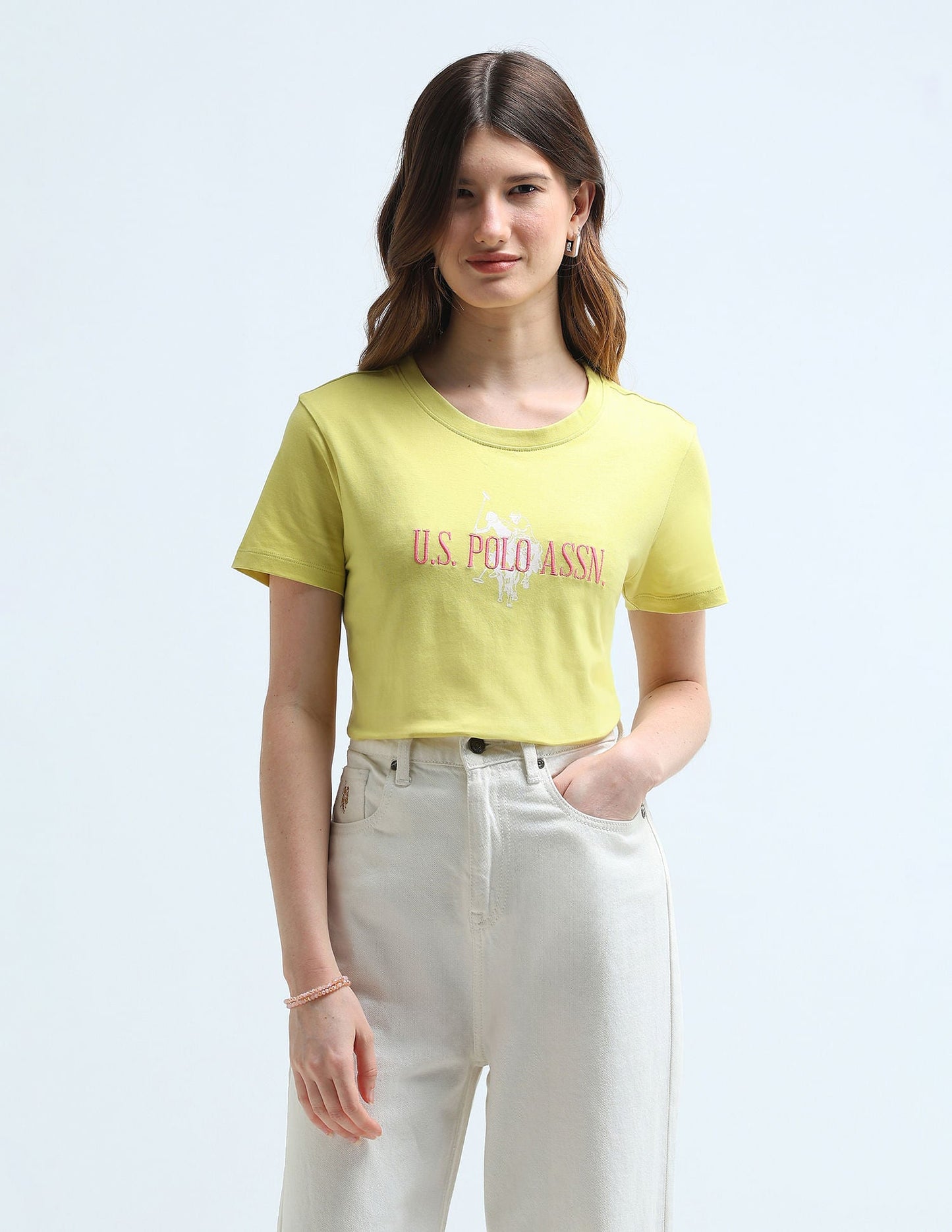 Regular Fit Embroidered Cotton T-Shirt