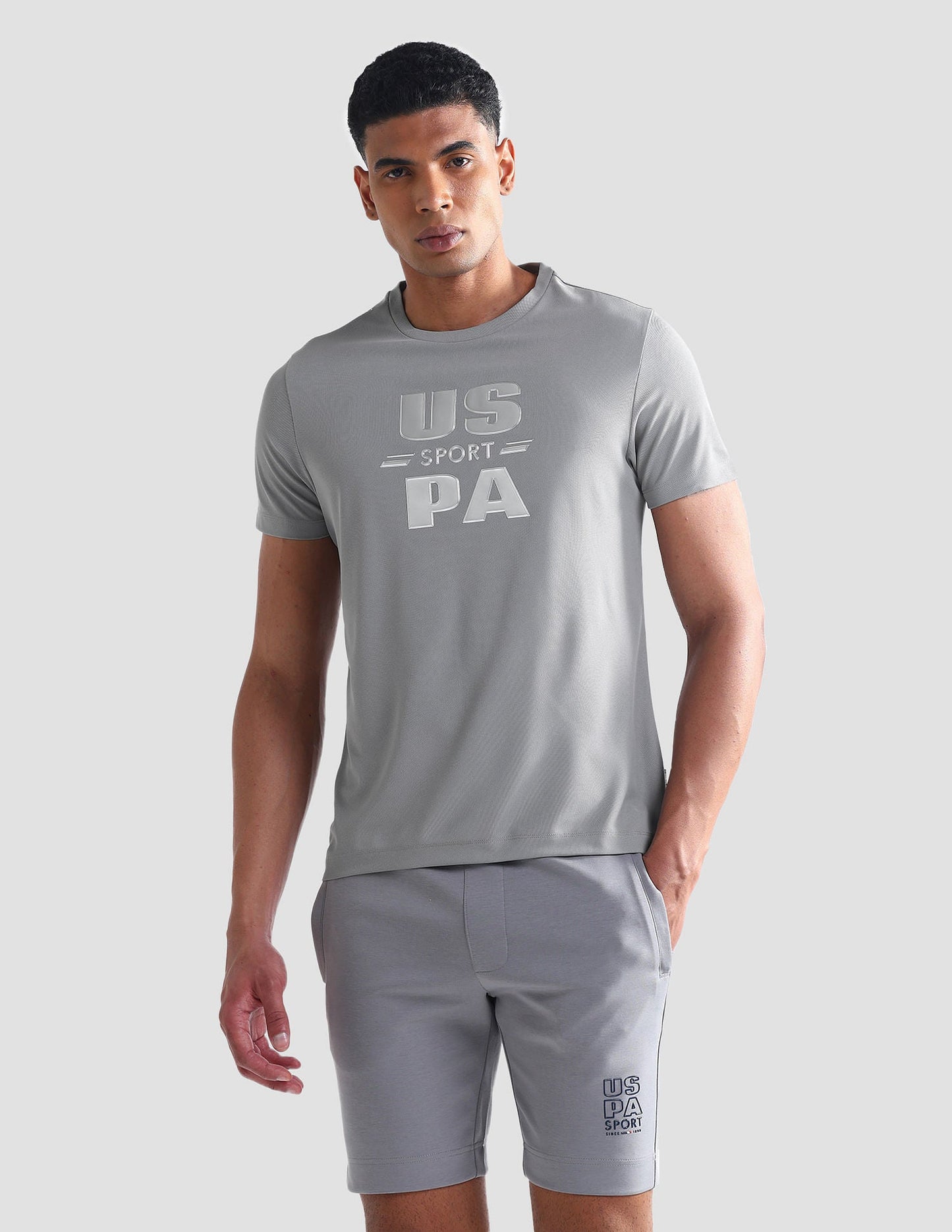 Brand Print Slim T-Shirt