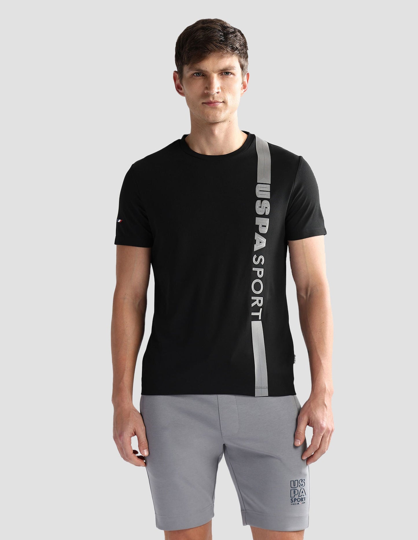 Brand Stripe Honeycomb T-Shirt