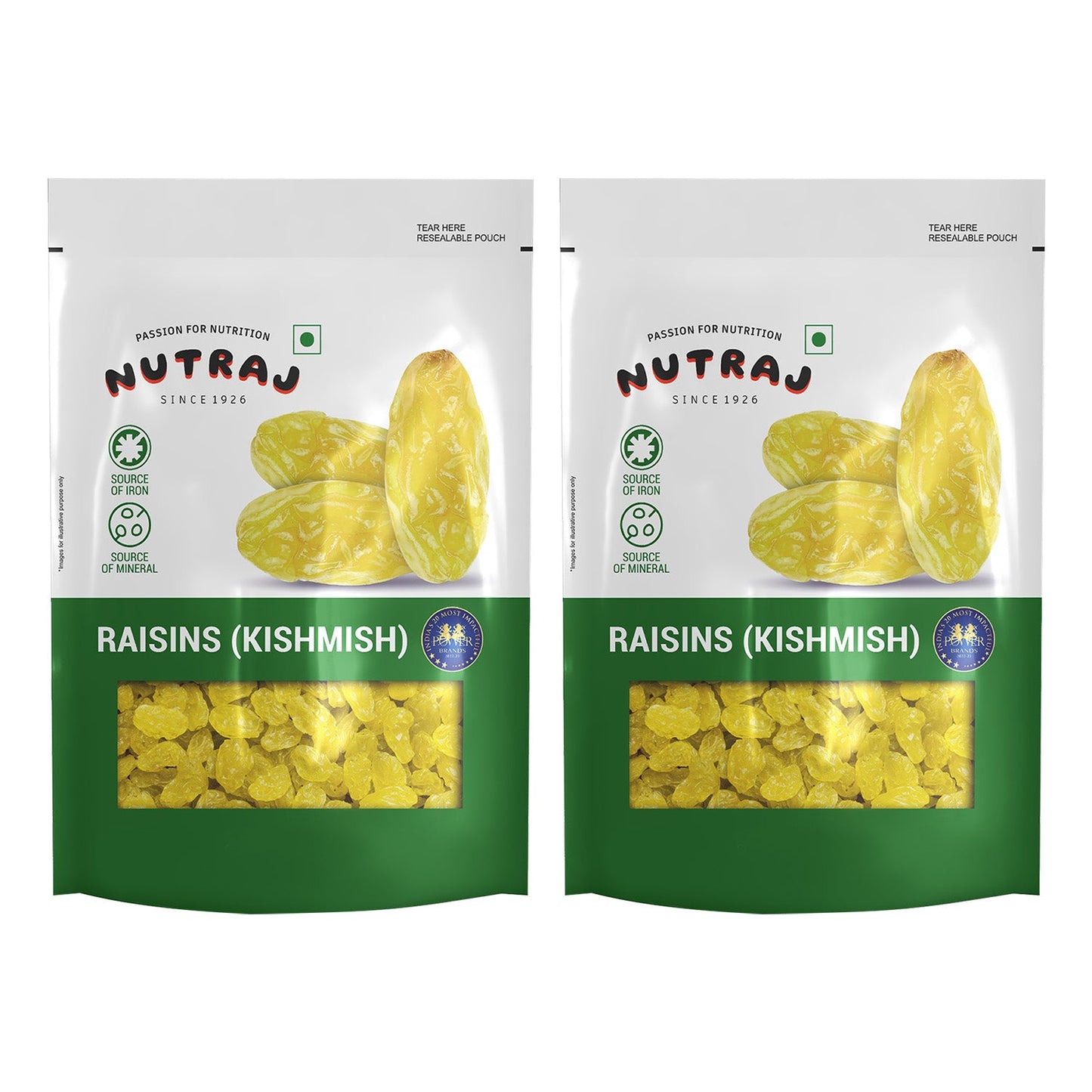 Nutraj Round Raisins 200gm (kishmish/kismis)