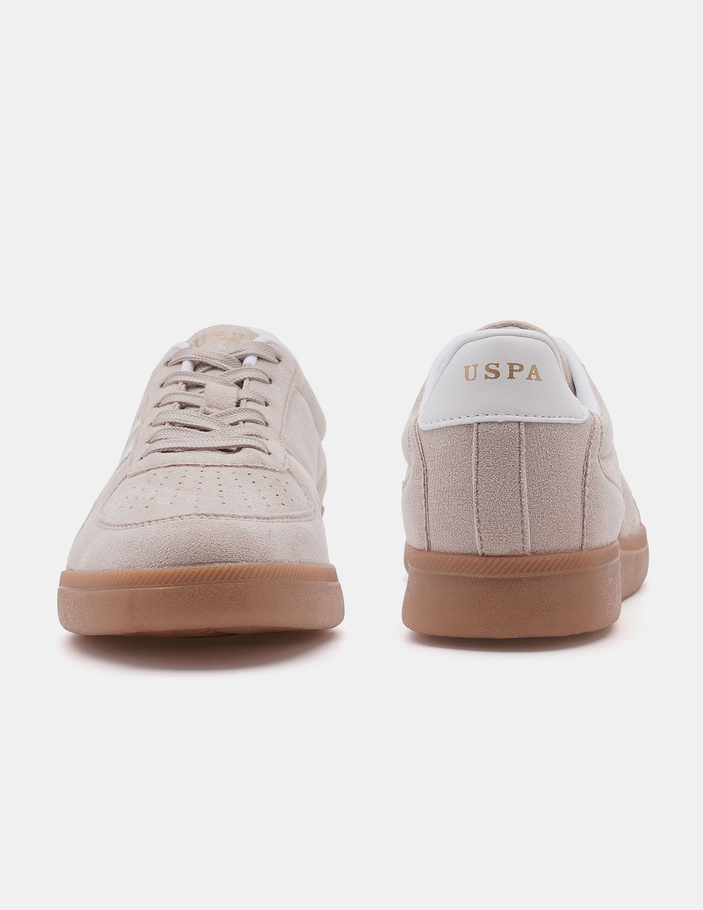 Women Round Toe Edda Striped Sneakers