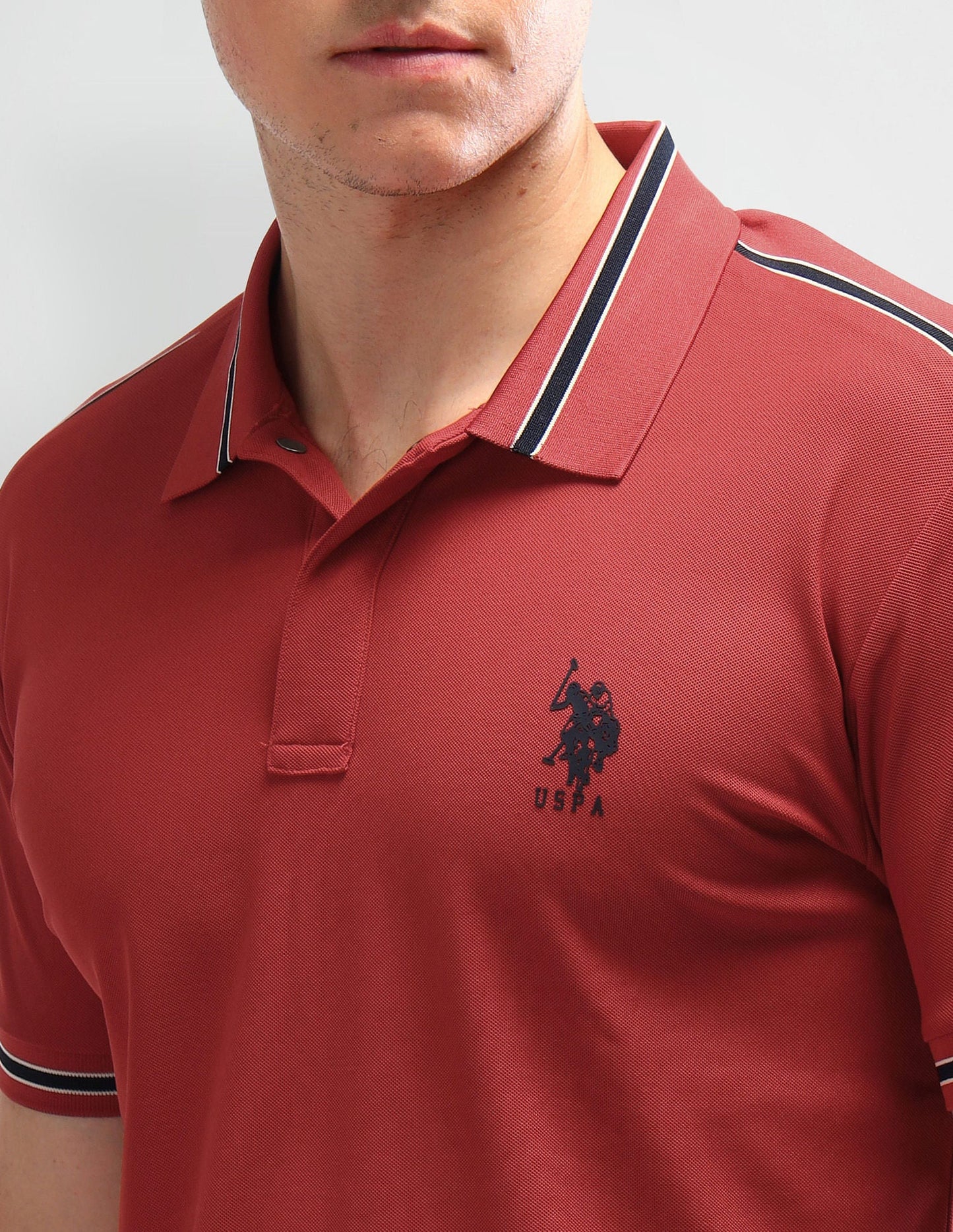 Slim Fit Solid Polo Shirt