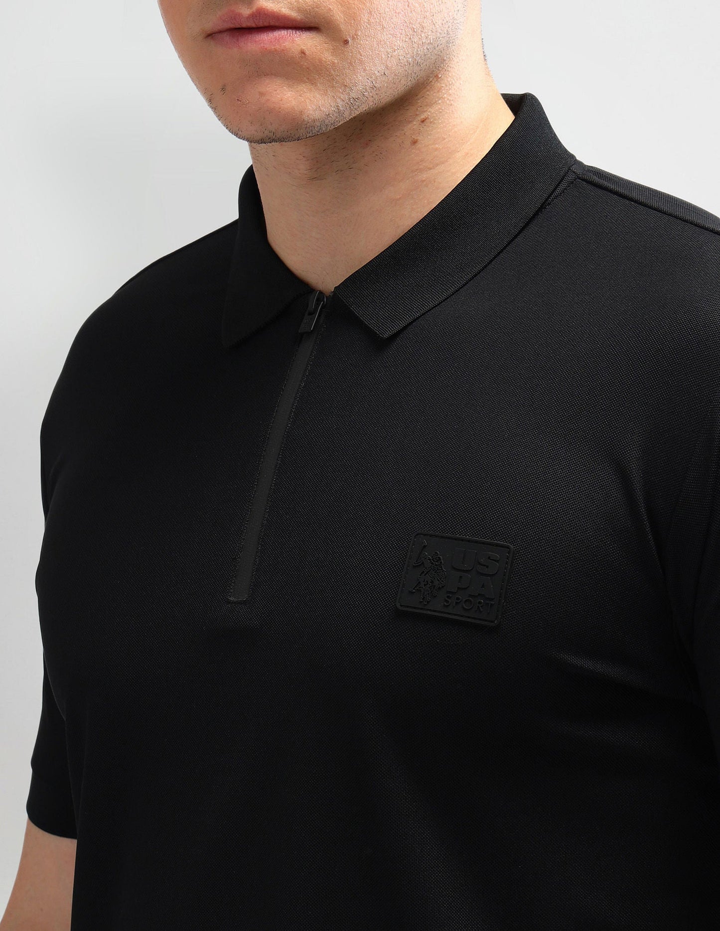 Slim Fit Solid Polo Shirt
