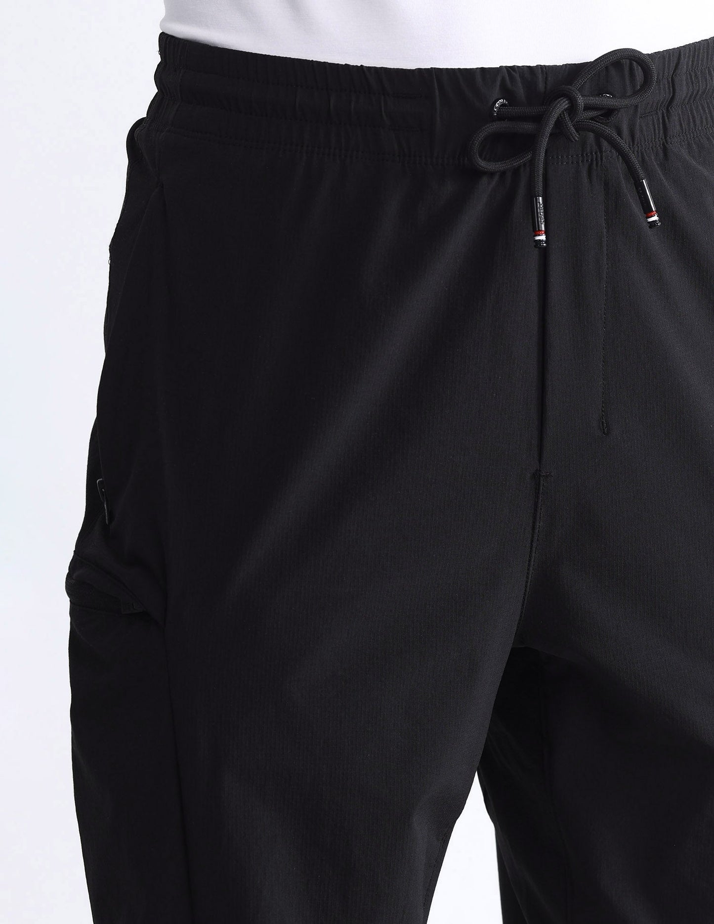 Solid Slim Fit Active Joggers