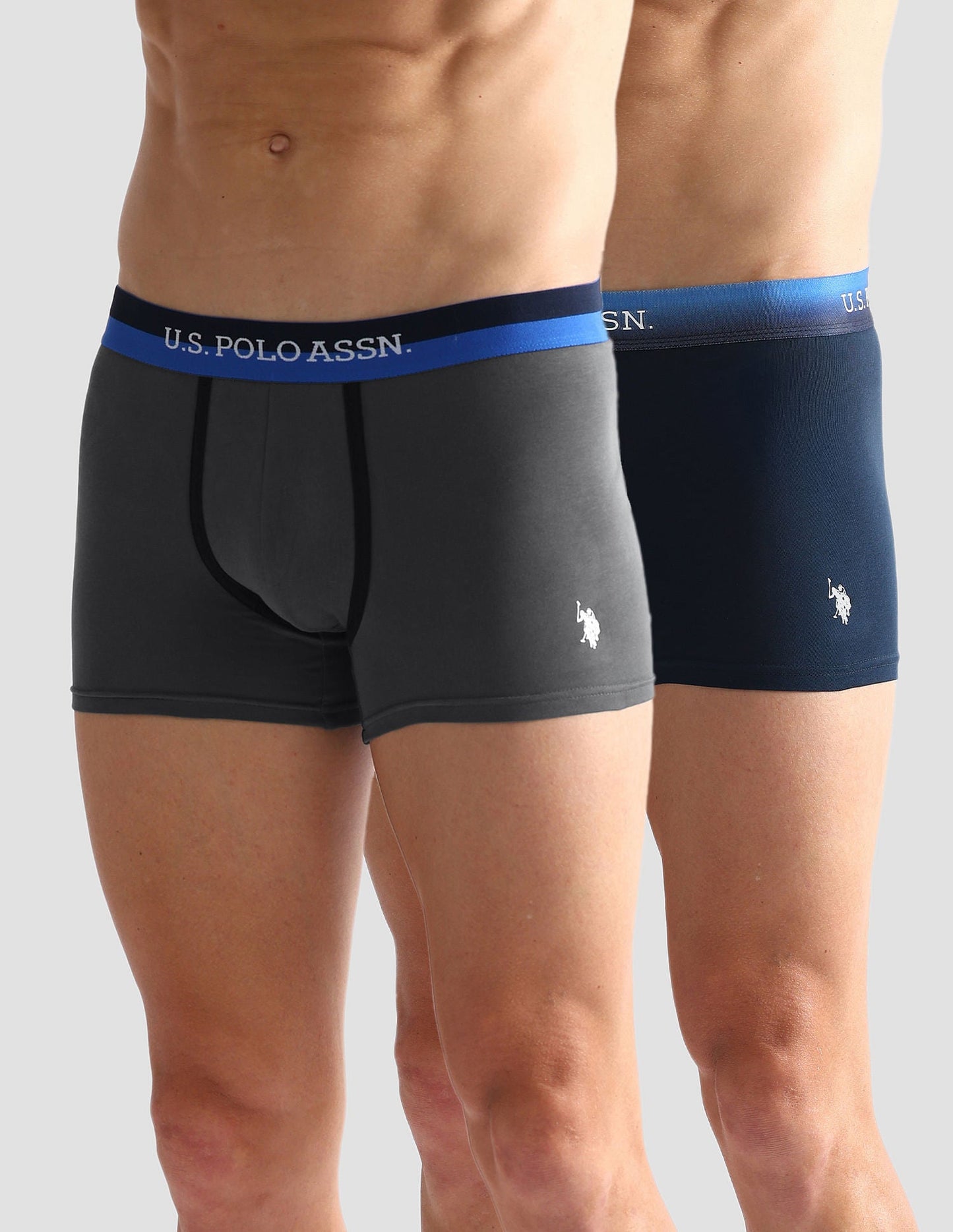 Dual Tone Cotton Stretch OET07 Trunks - Pack Of 2