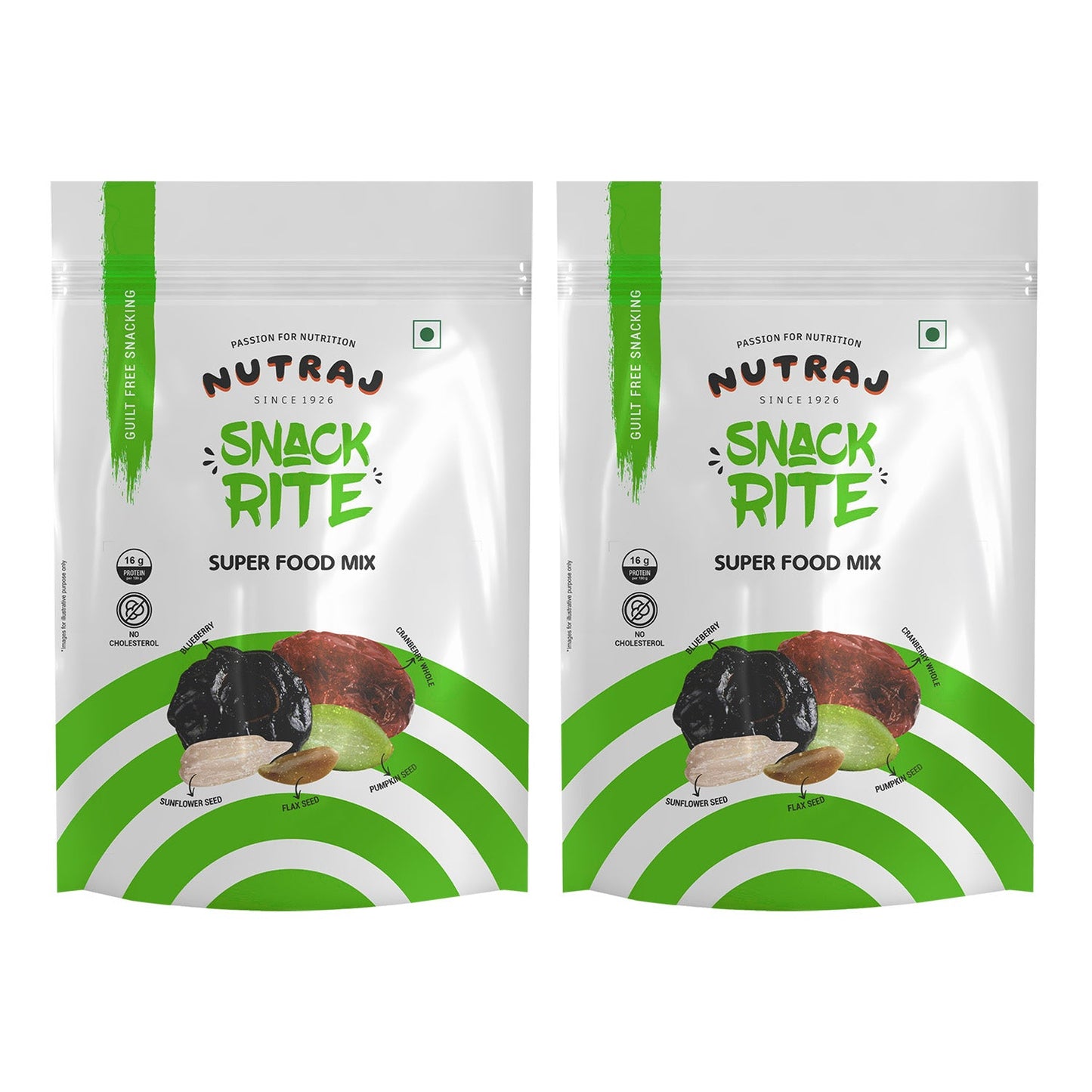 Nutraj Super Food Mix - American Cranberries, American Blueberry, Flax Seeds, Sunflower Seeds & Pumpkin Seeds 200gm