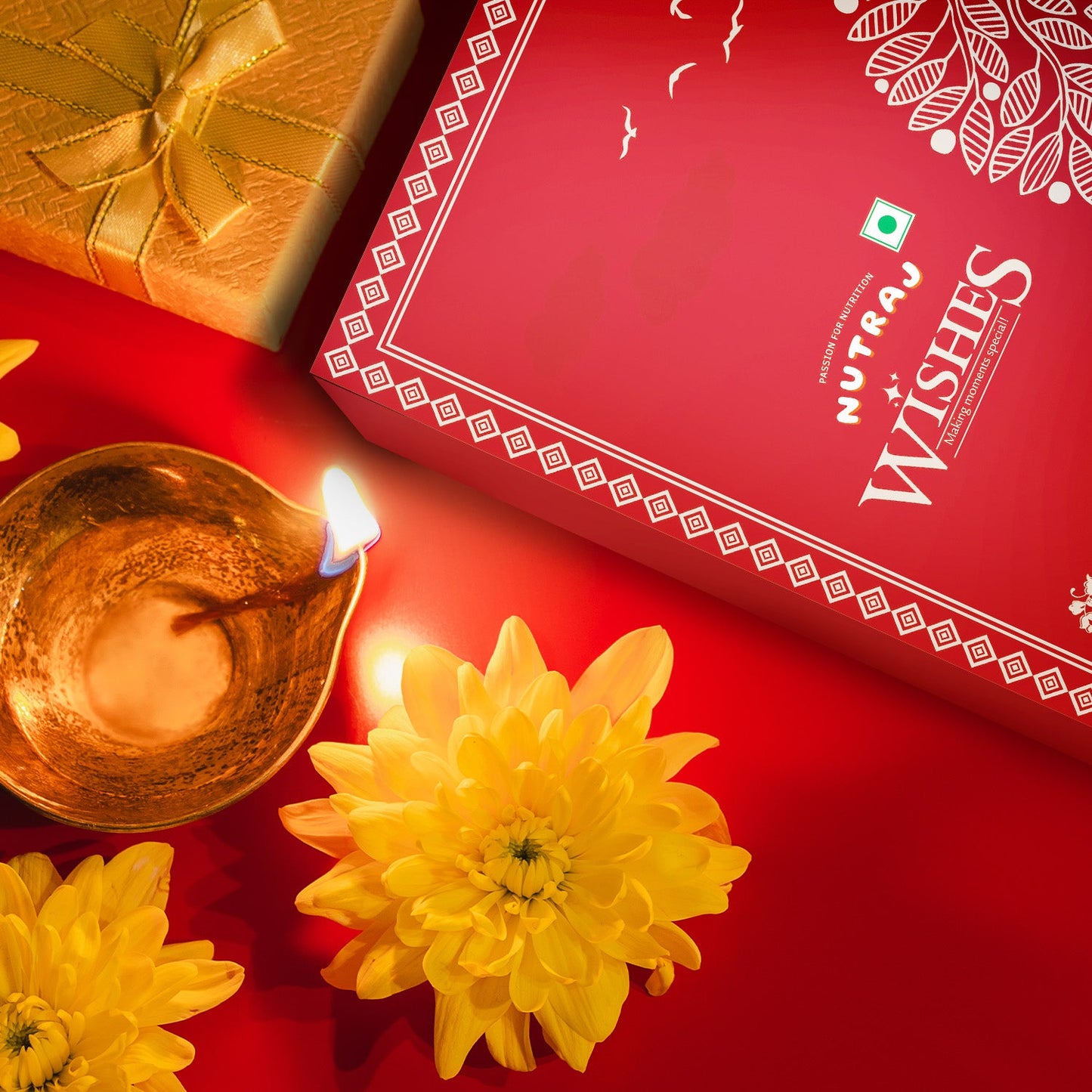 Nutraj Wishes Nutty Groove Diwali Gift Box 600g | GB-82