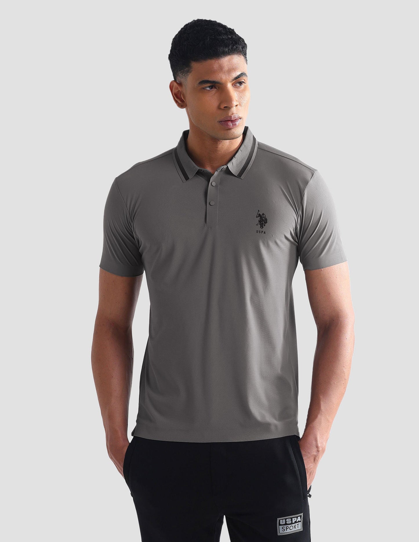 Solid Slim Fit Polo Shirt