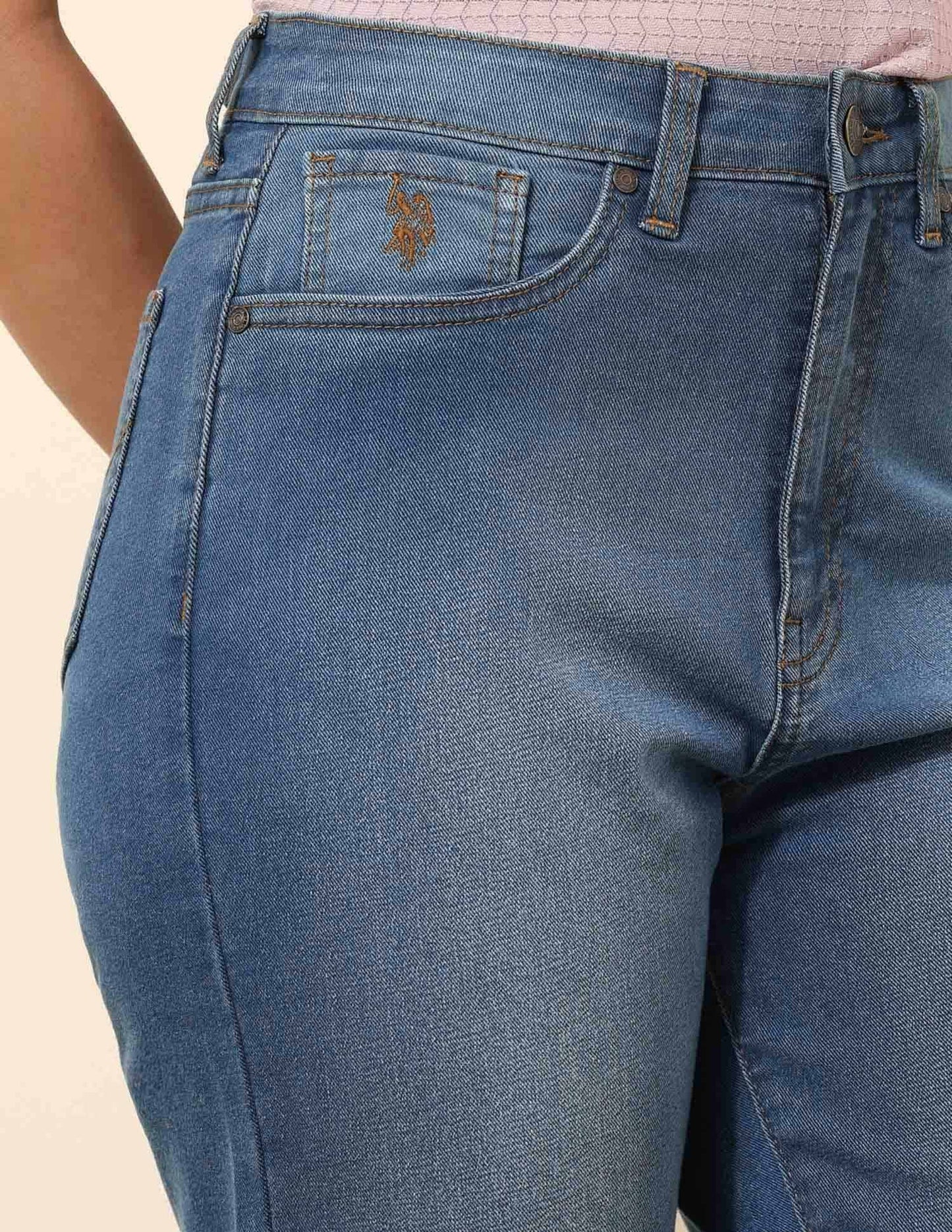 High Rise Mom Fit Jeans