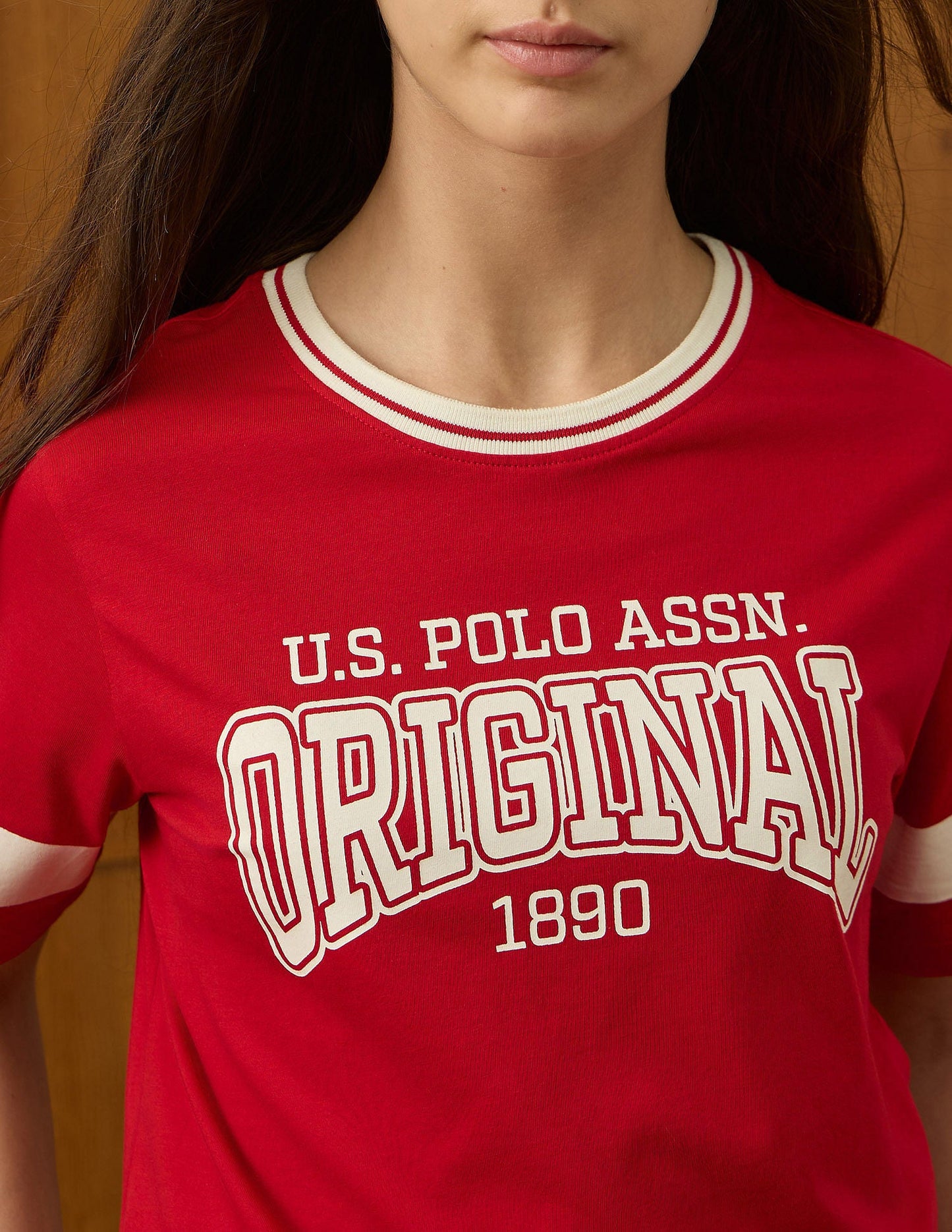 Brand Printed Boxy Fit T-Shirt