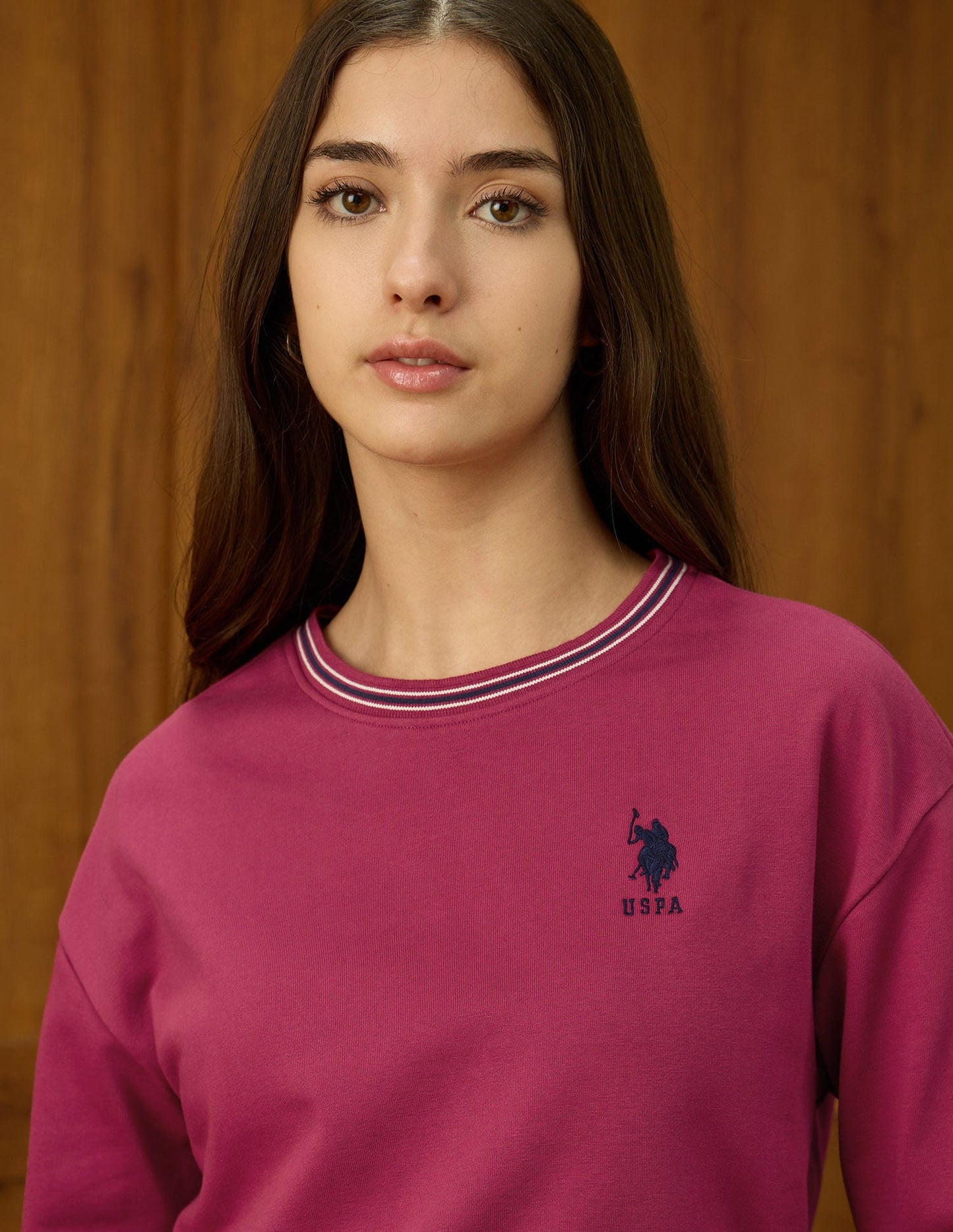 Solid Drop Shoulder Sweatshirt