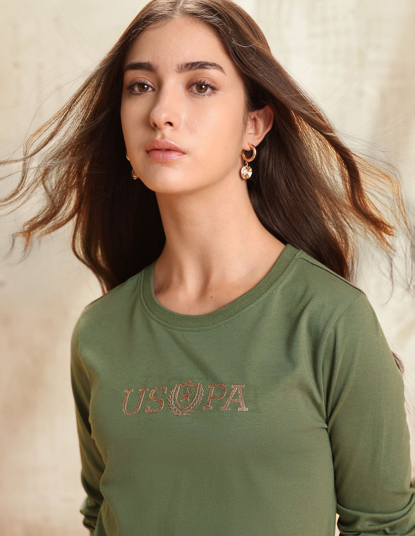 Brand Printed Regular Fit T-Shirt