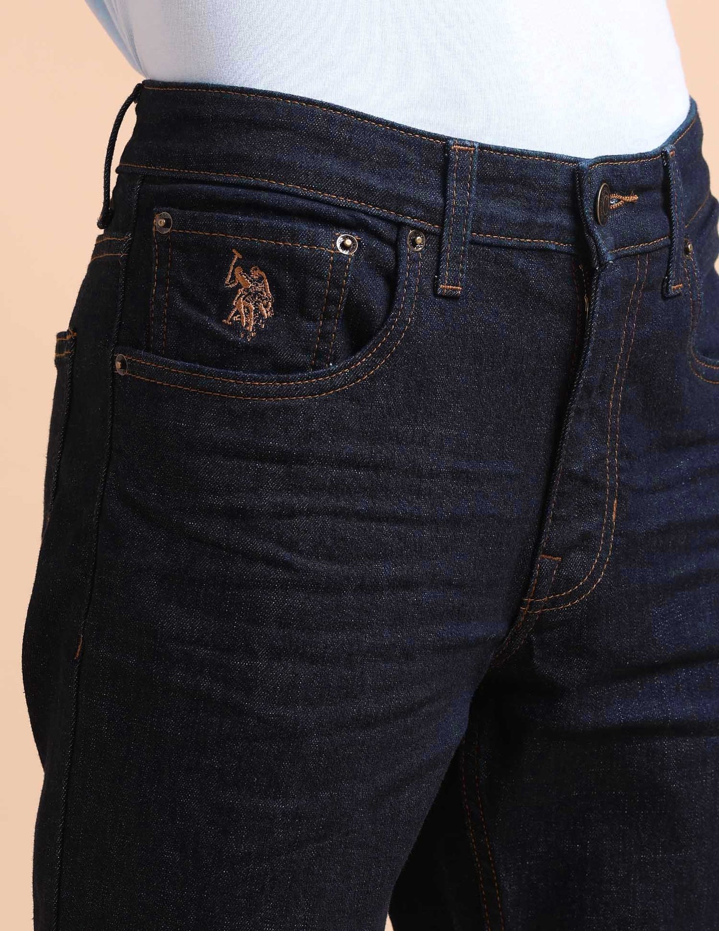 Brandon Slim Tapered Fit Blue Jeans