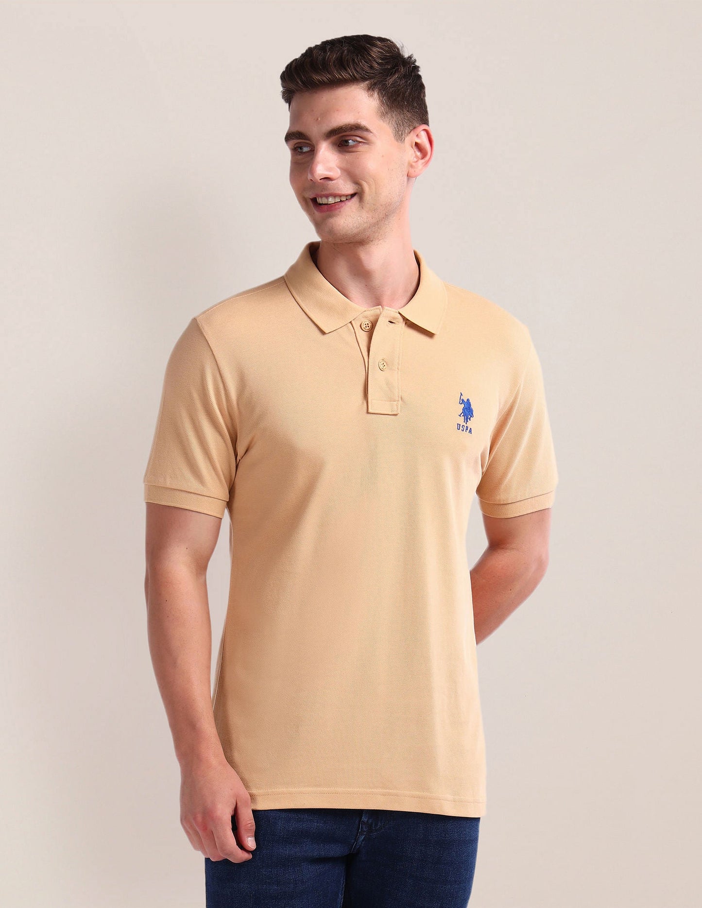 Solid Slim Fit Polo Shirt