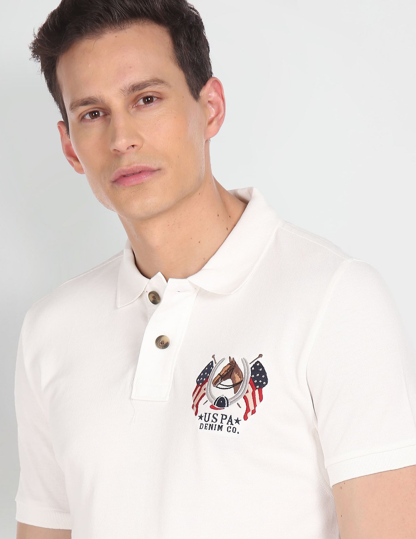 Cotton Solid Polo Shirt