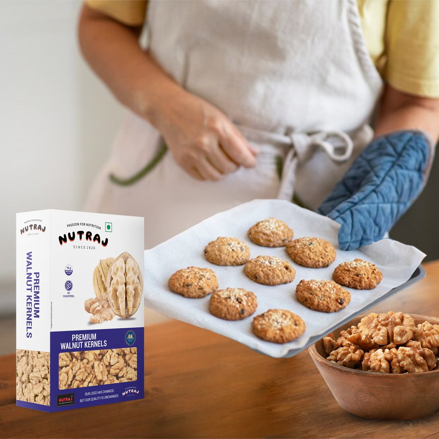 Nutraj California Walnut Kernels 200gm