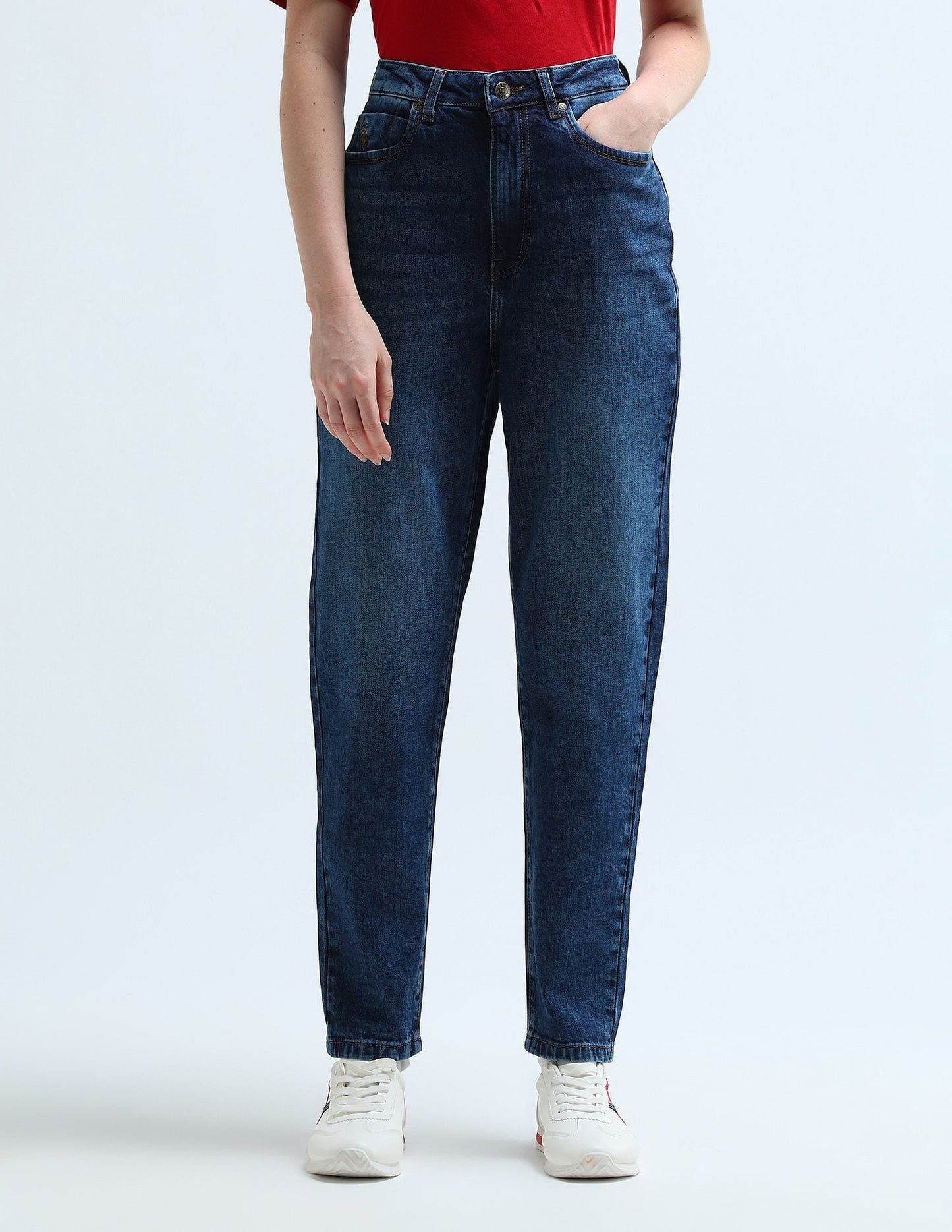 High Rise Mom Fit Jeans