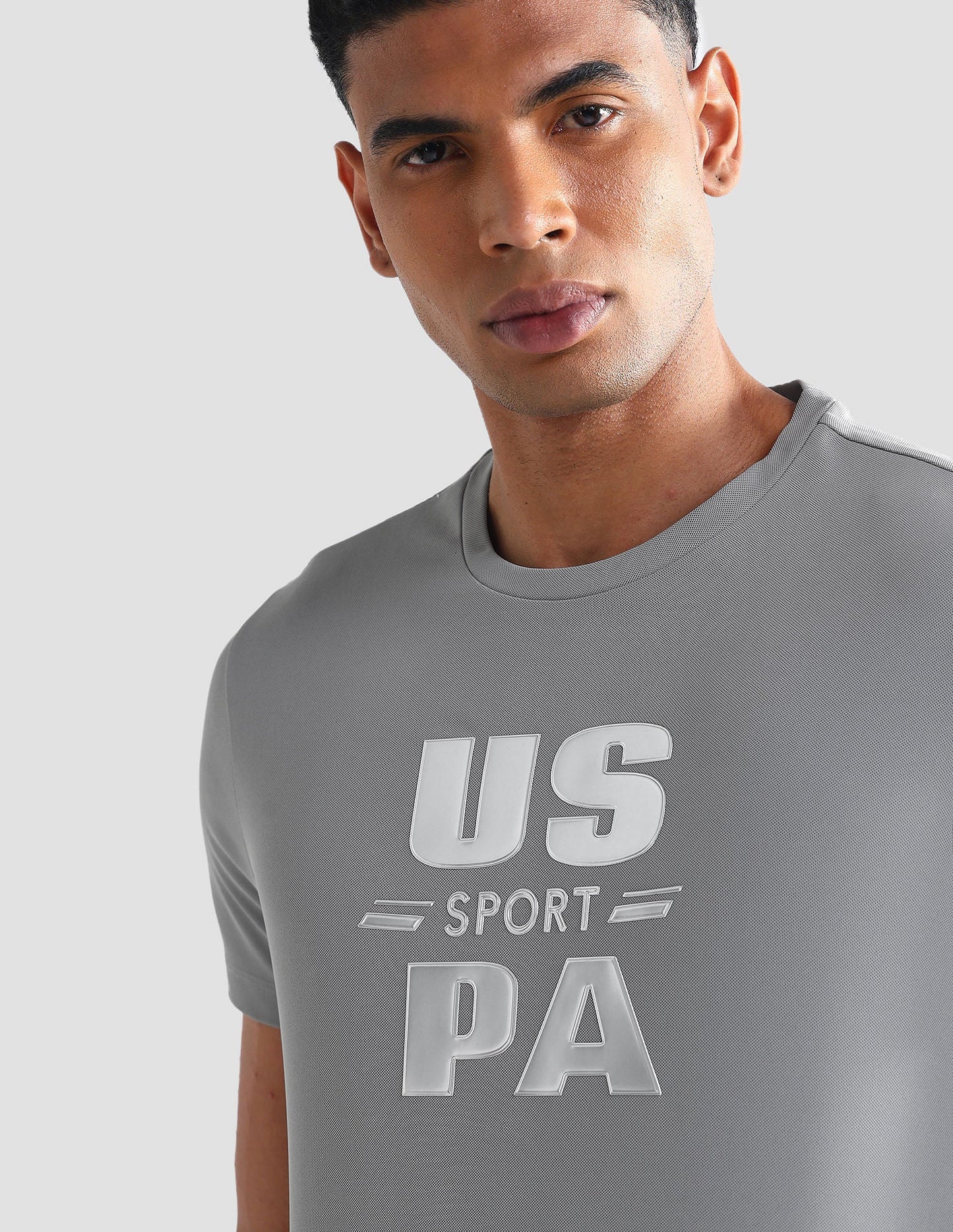 Brand Print Slim T-Shirt