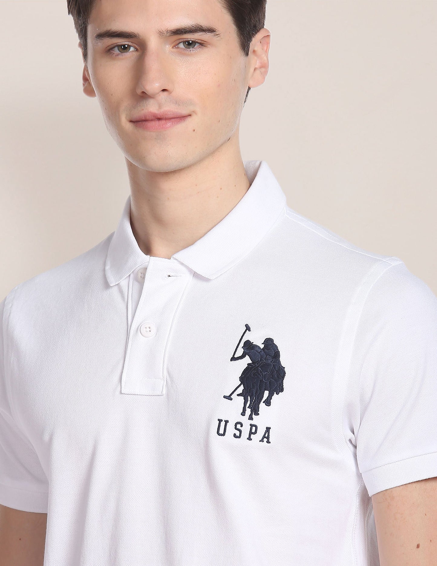 Compact Cotton Logo Polo Shirt