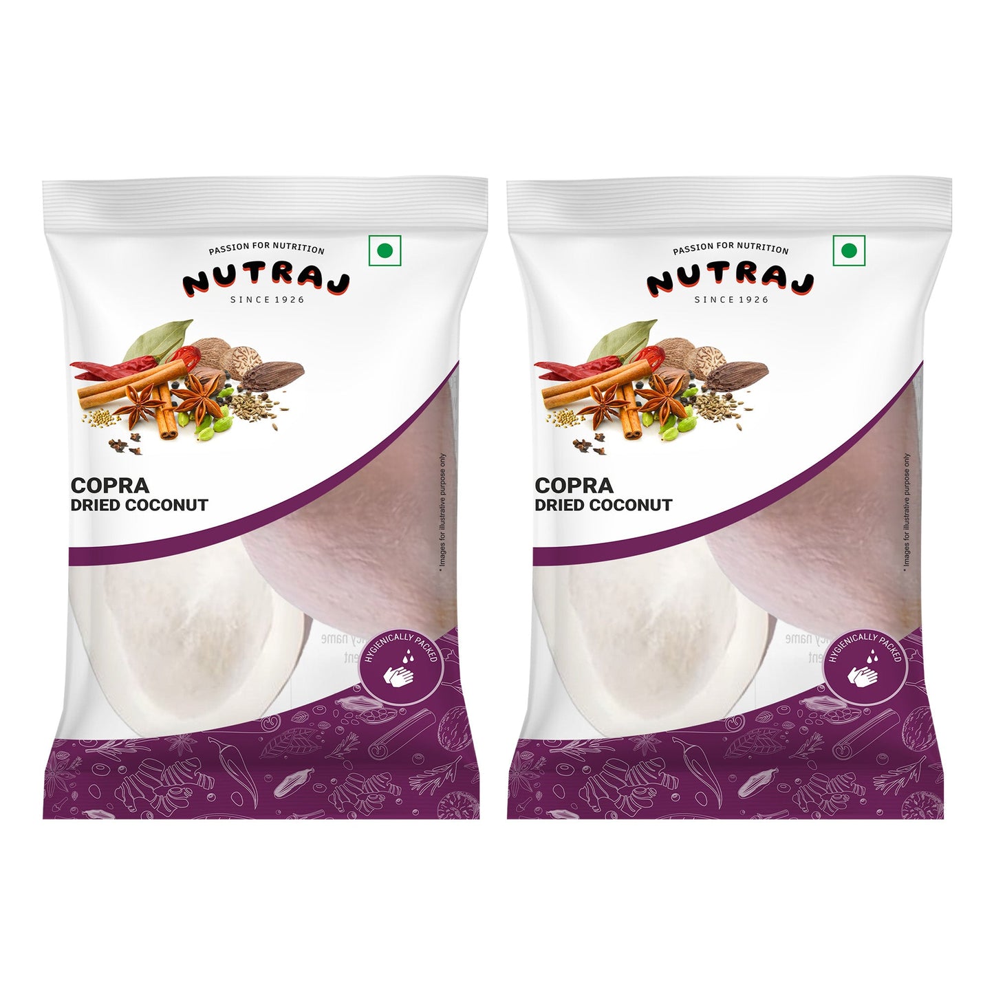 Nutraj Copra Dried Coconut Whole 200g