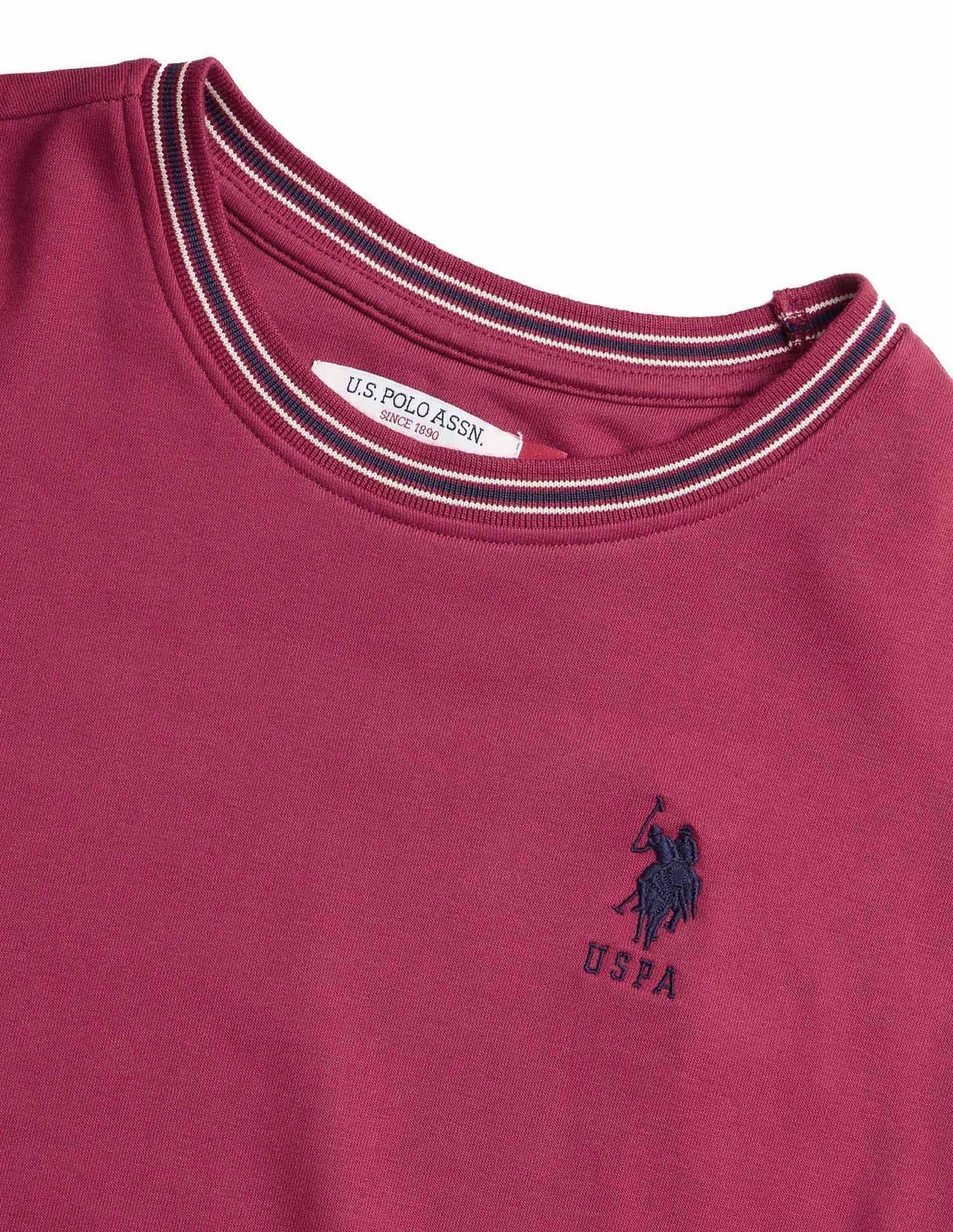 Solid Drop Shoulder Sweatshirt
