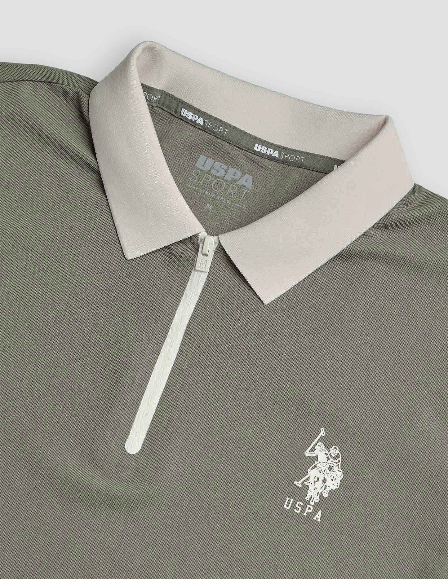 Solid Slim Fit Active Polo Shirt
