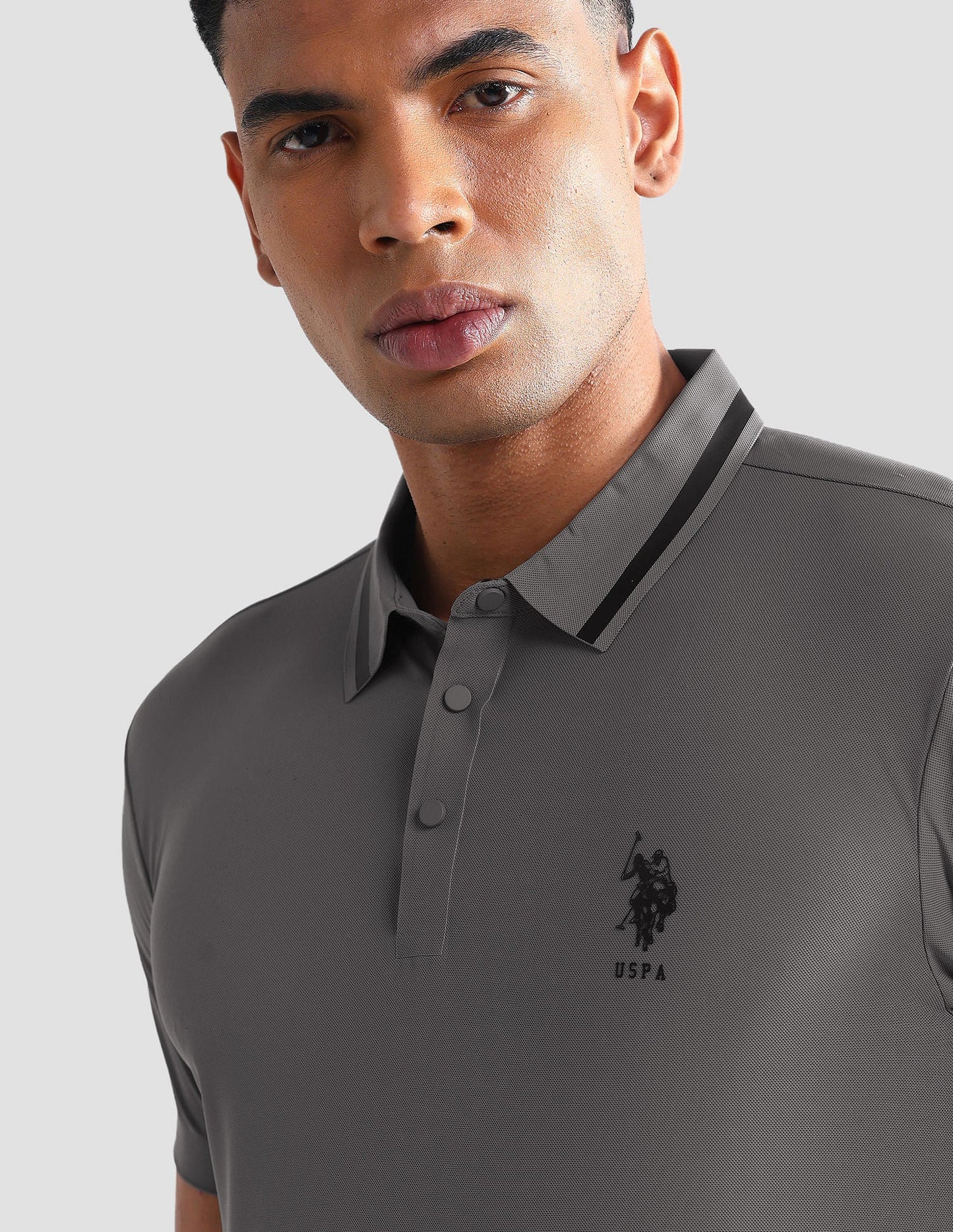 Solid Slim Fit Polo Shirt