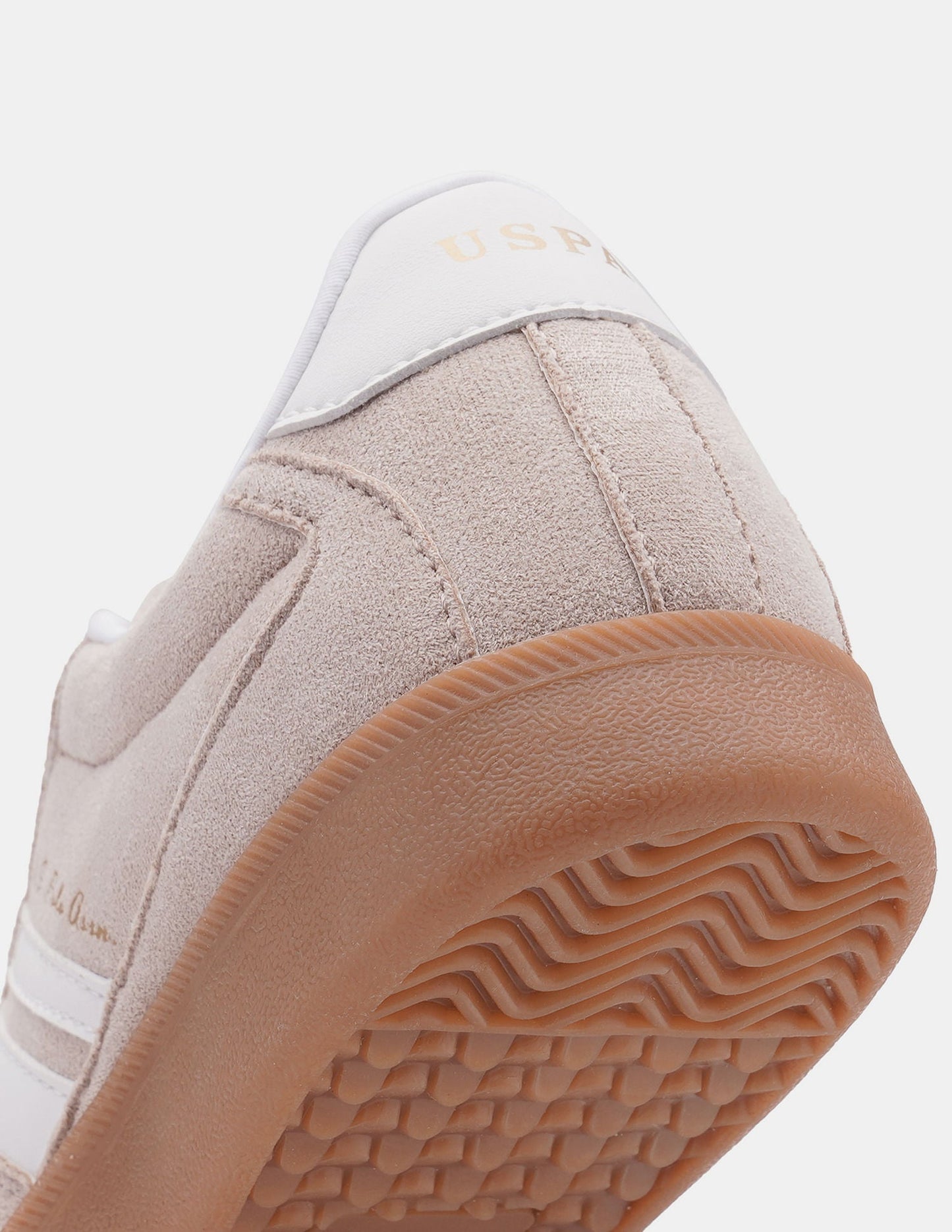 Women Round Toe Edda Striped Sneakers