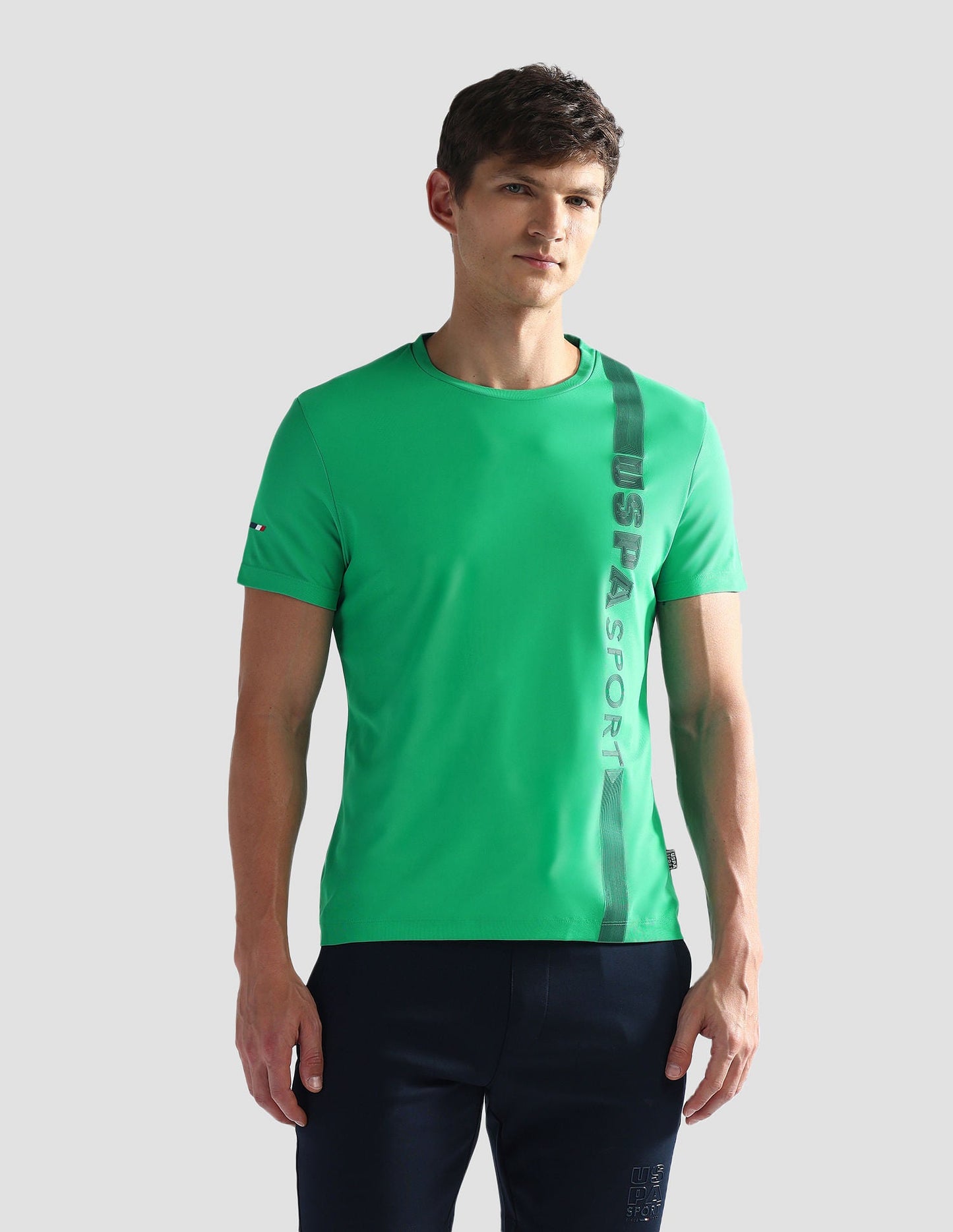 Brand Stripe Honeycomb T-Shirt