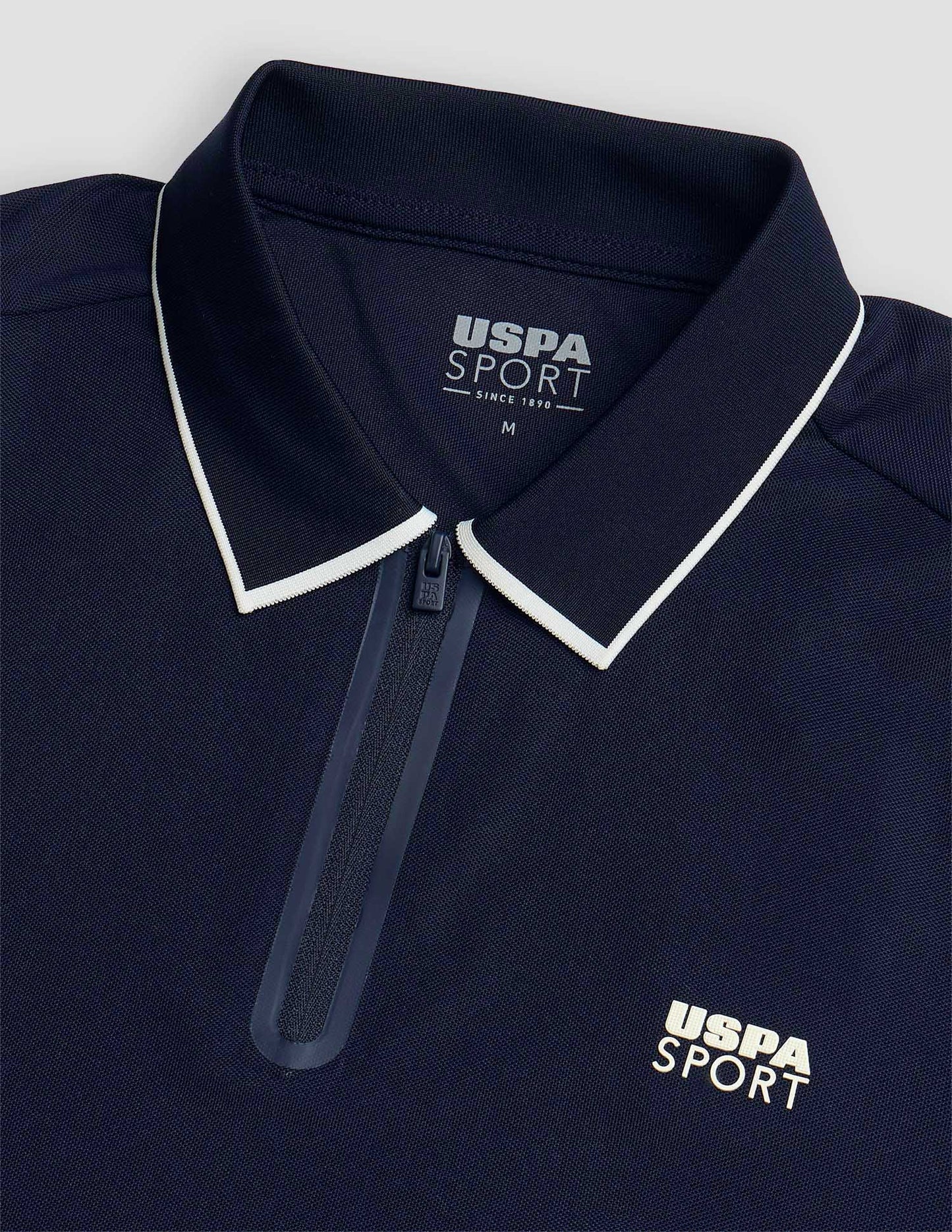 Solid Slim Fit Active Polo Shirt
