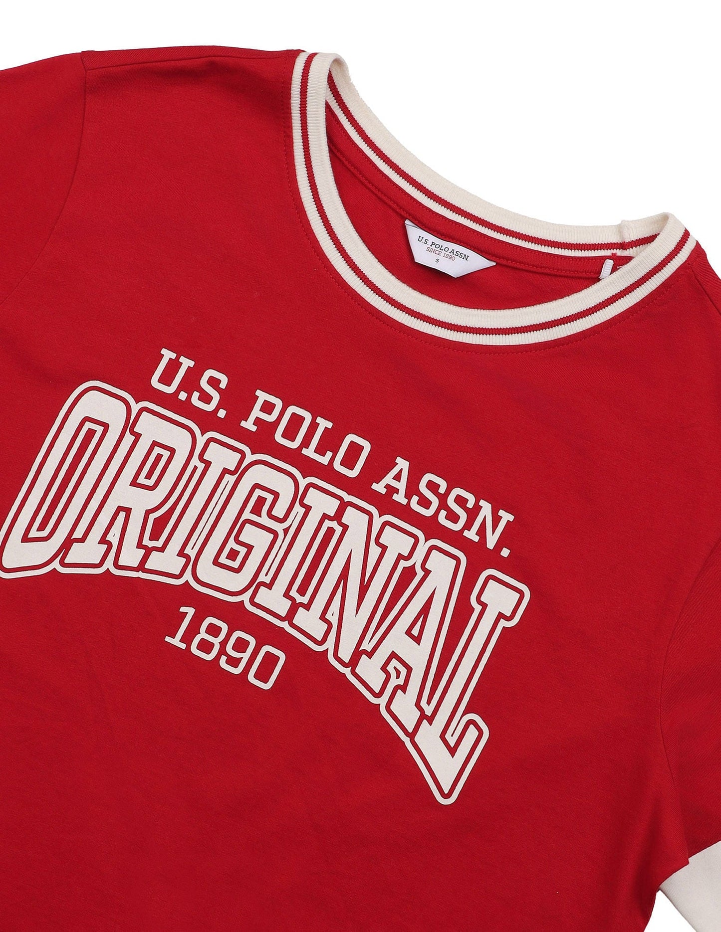 Brand Printed Boxy Fit T-Shirt