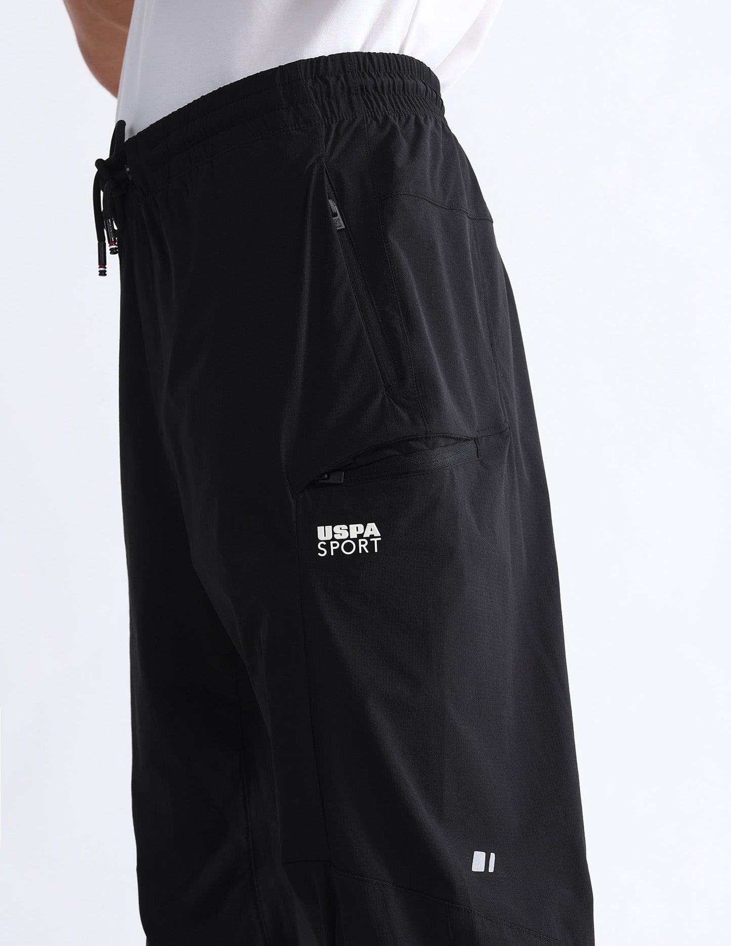 Solid Slim Fit Active Joggers