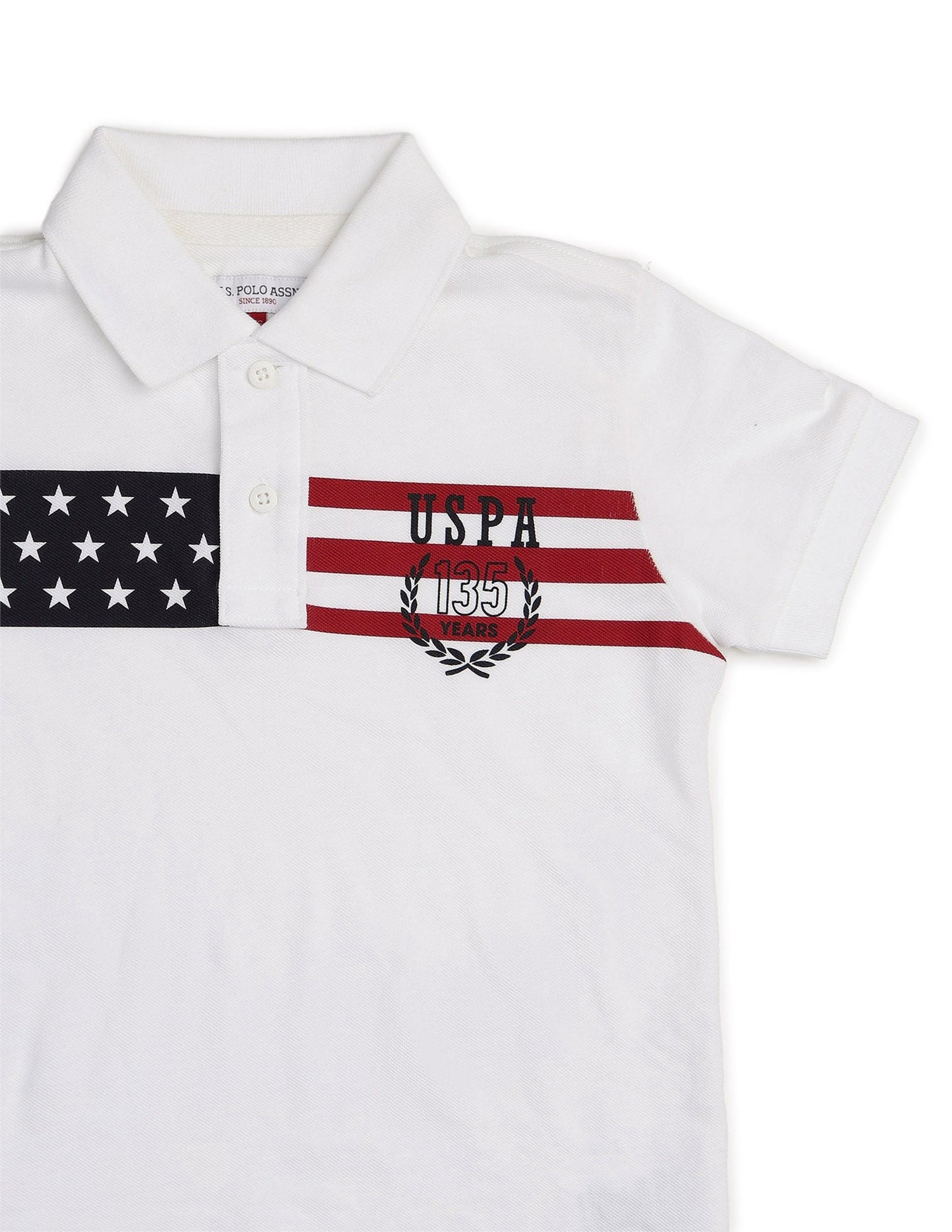 Boys Graphic Printed Regular Fit Polo Shirt