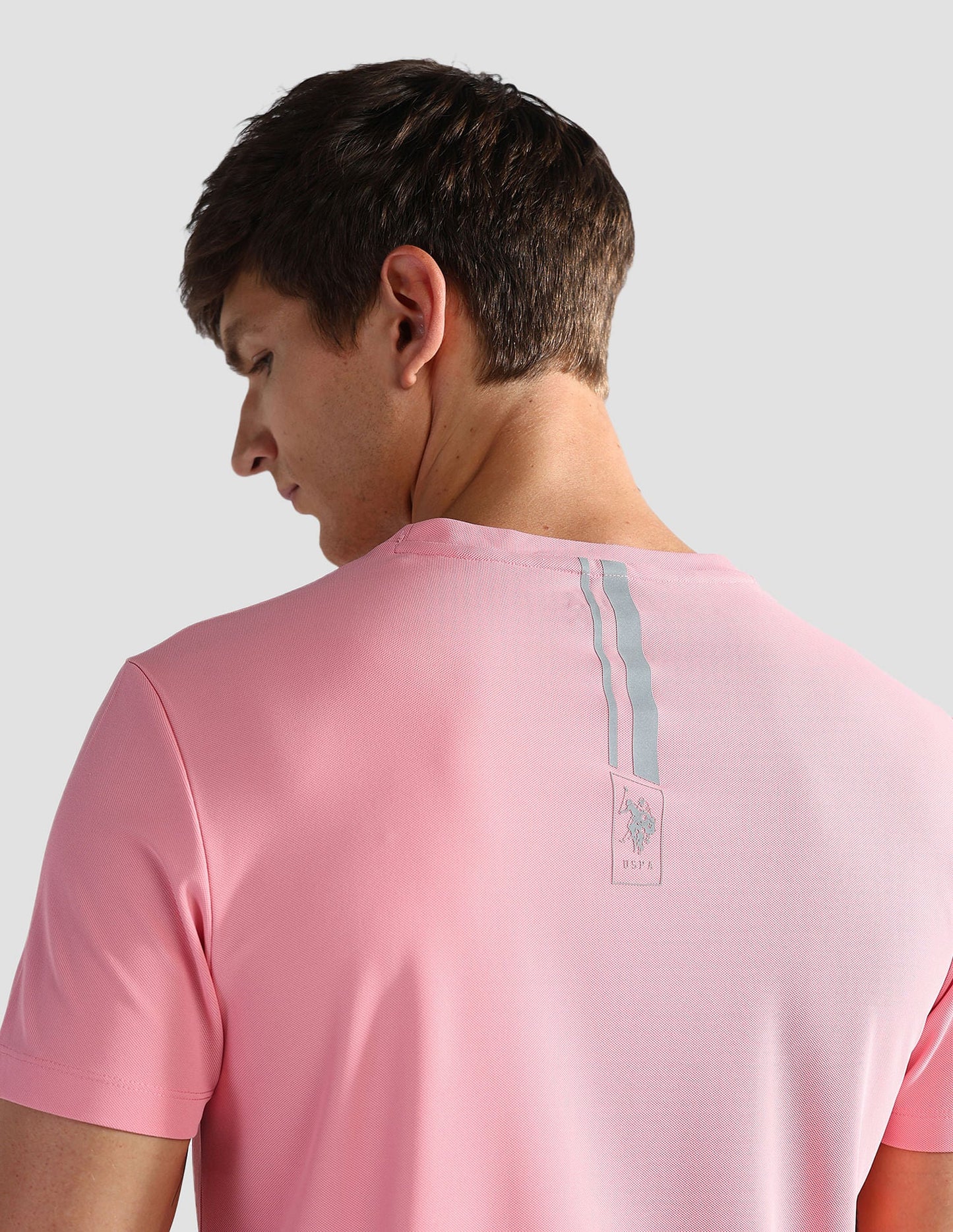 Brand Print Slim Fit Active T-Shirt