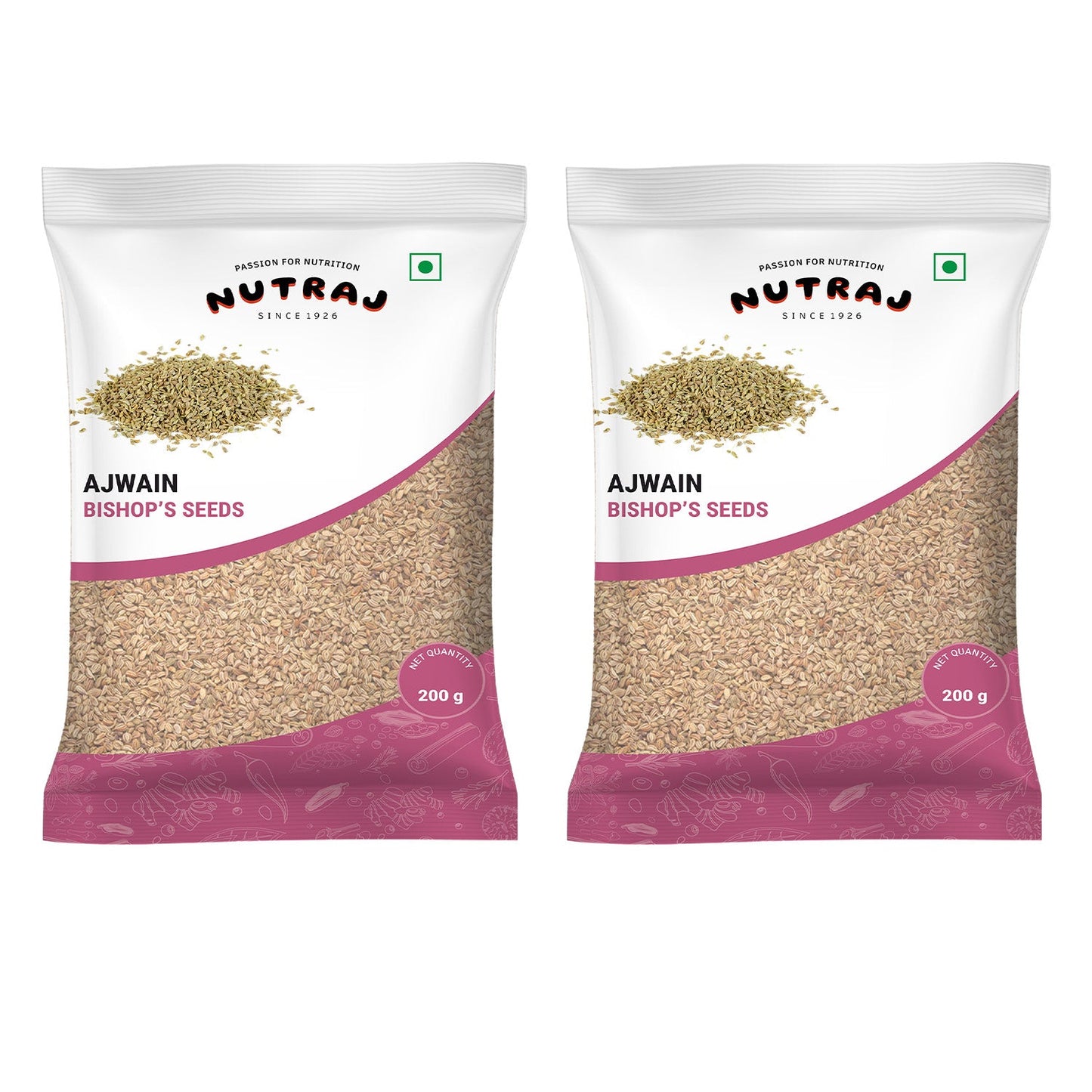 pack of two nutraj ajwain