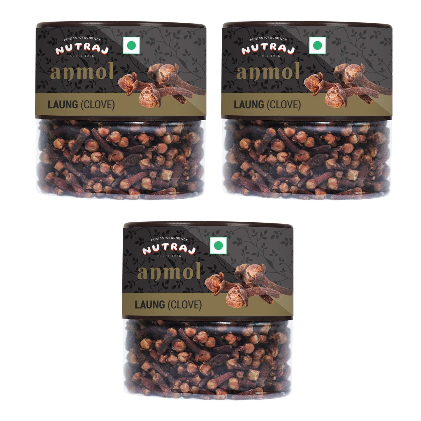 pack of three box nutraj anmol clove