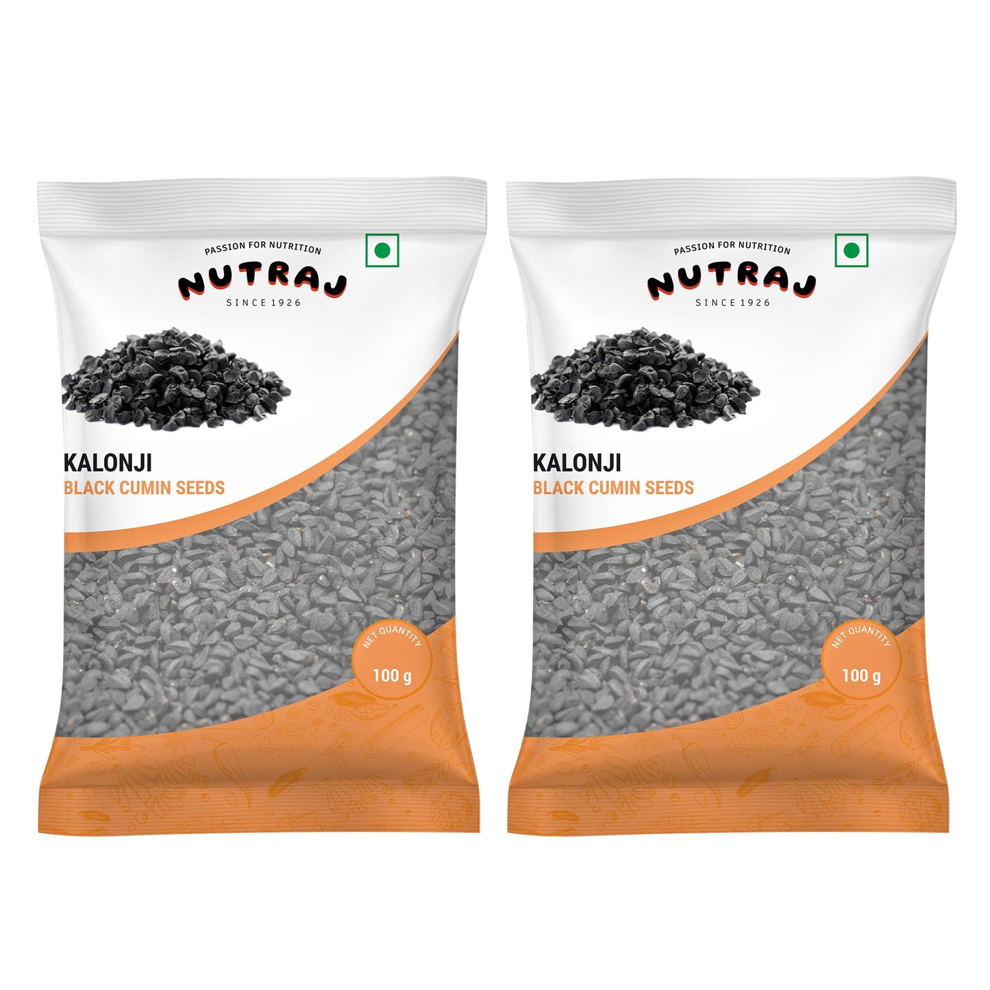 Pack of two Nutraj kalonji 