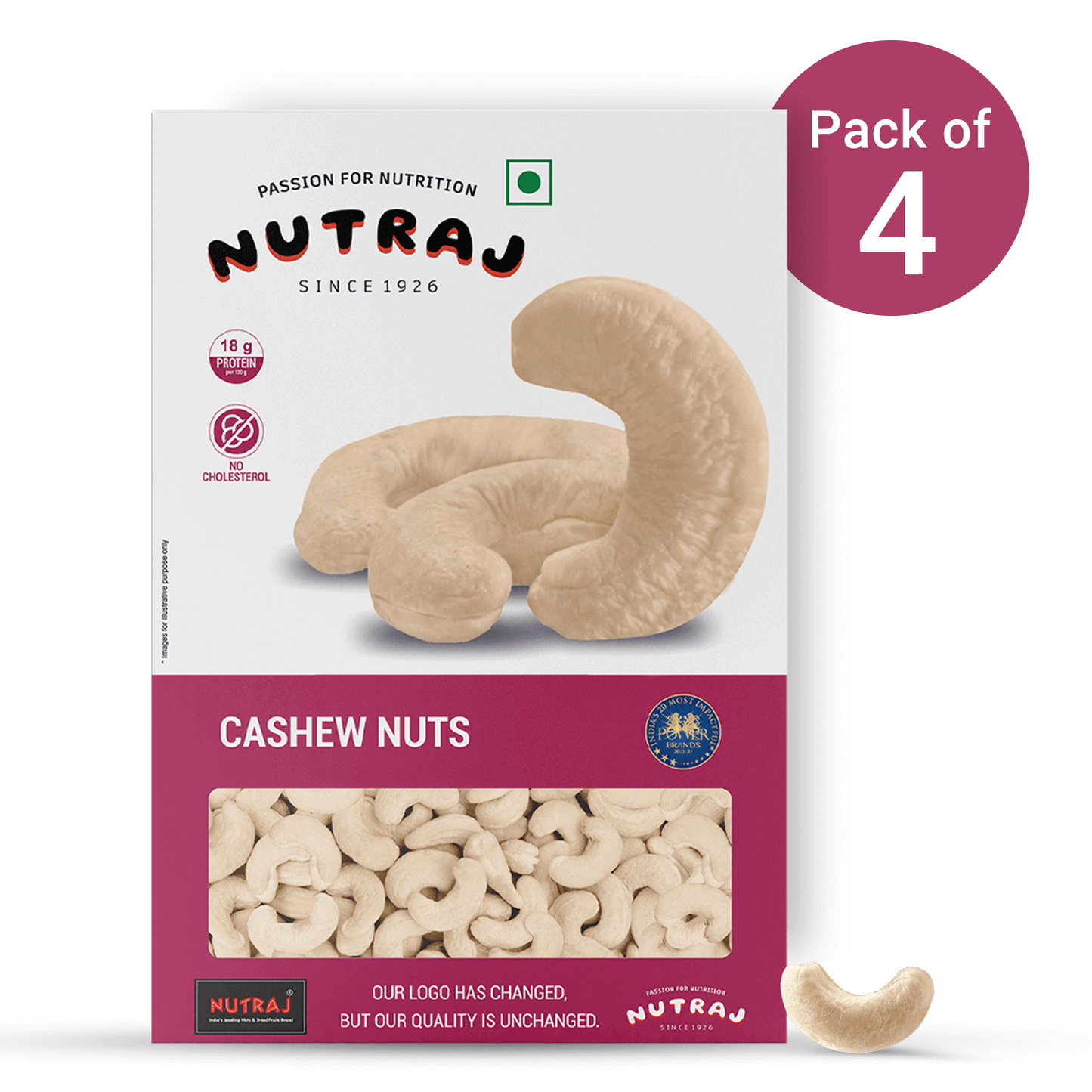 Nutraj Cashew Nuts 200gm (W240)