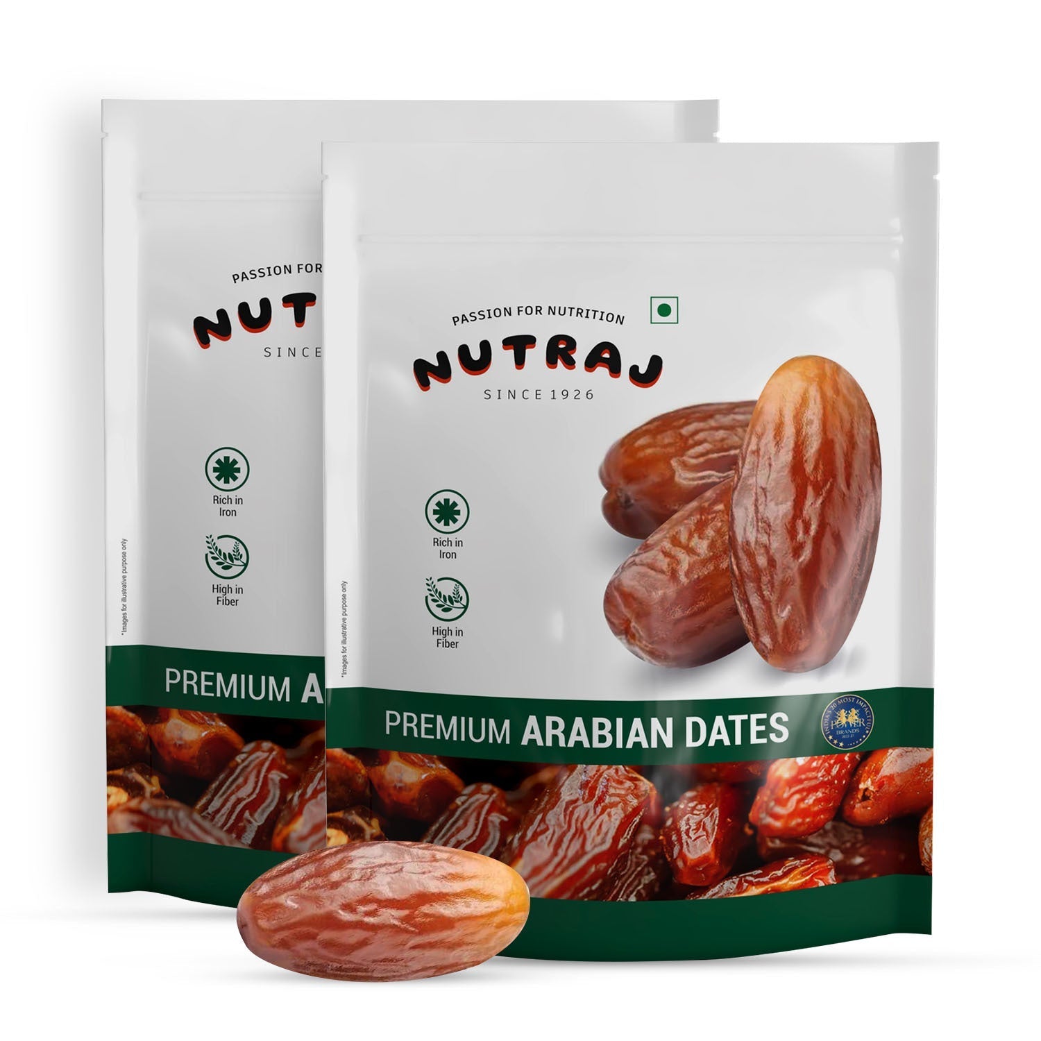 Nutraj Arabian Dates 500gm Pack of two